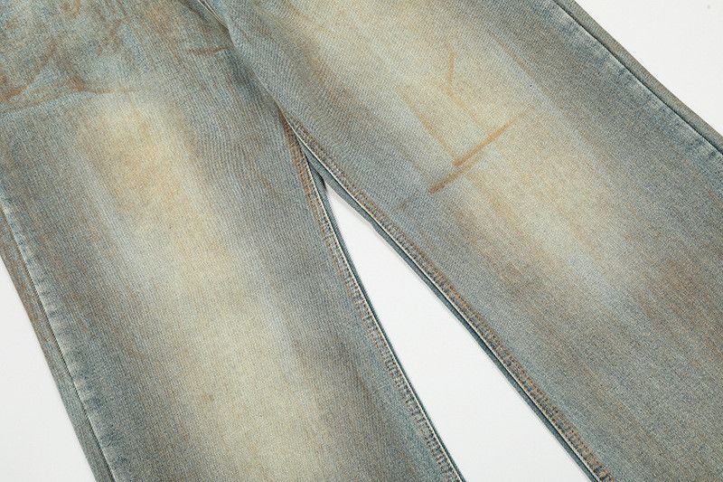 Vintage American retro distressed straight leg jeans for men Size US 32 / EU 48 - 5 Thumbnail