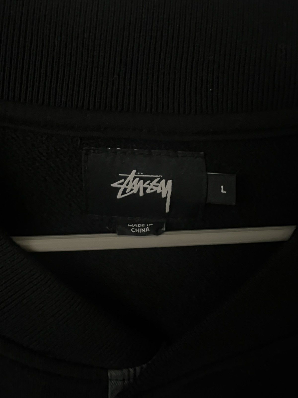 Stussy Vintage stussy black button up sweater Size US L / EU 52-54 / 3 - 3 Thumbnail