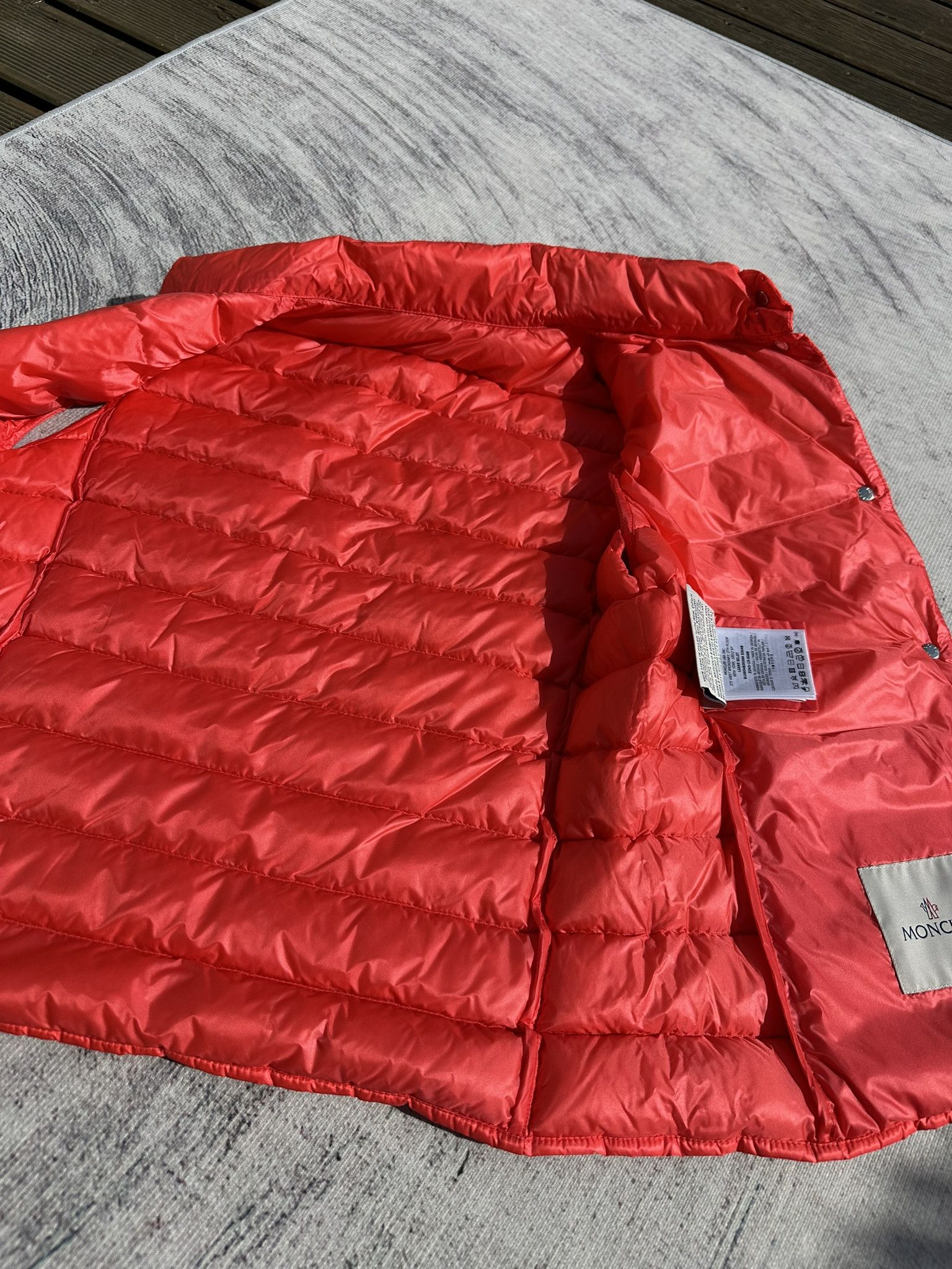 Moncler Moncler Vest Sleeveless Jacket Coral Pink Patch Logo Size S / US 4 / IT 40 - 8 Thumbnail