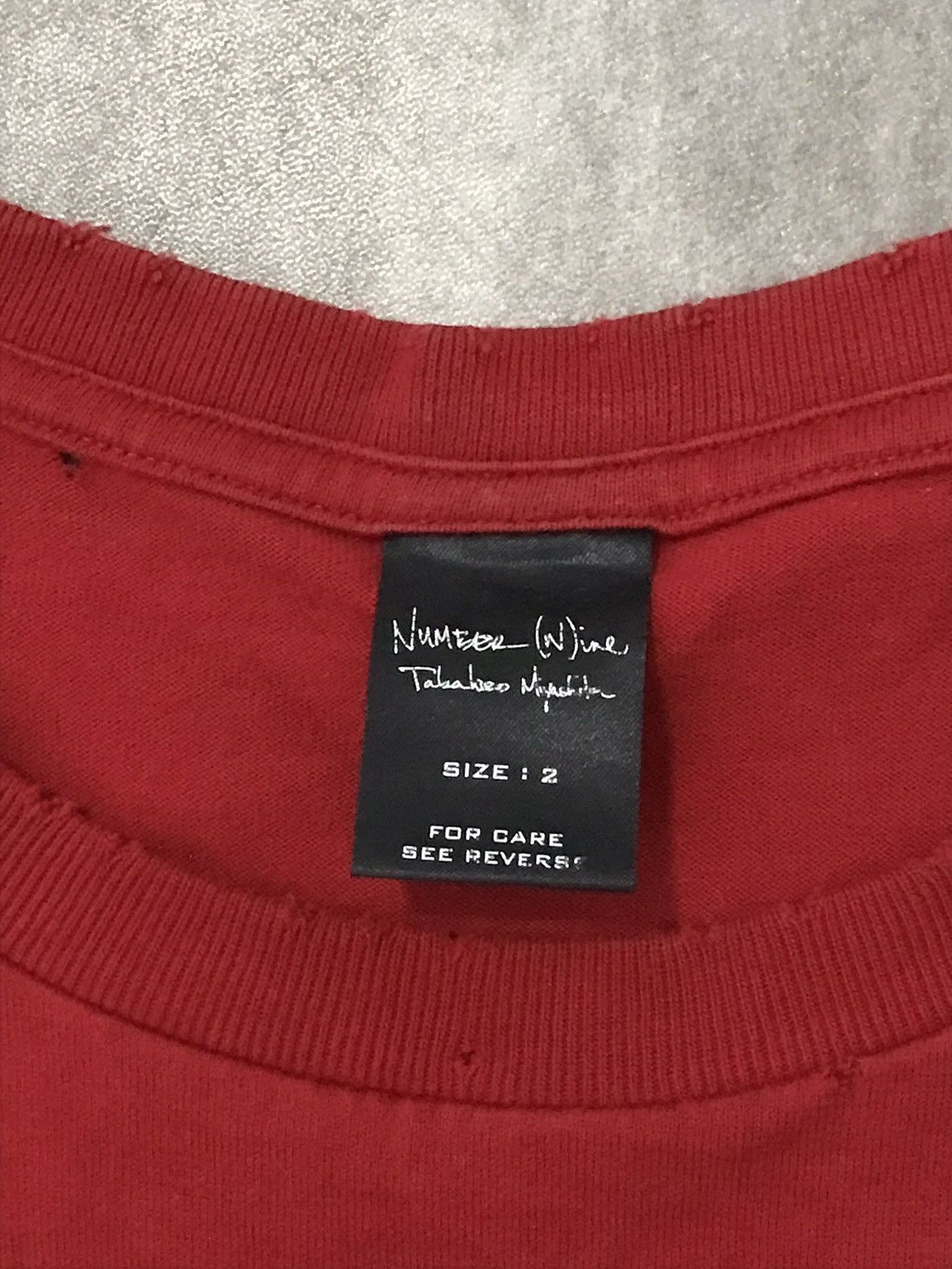 Number (N)ine SS2006 Number (N)ine “Stay Out Of My Life” T-shirt. Size US M / EU 48-50 / 2 - 5 Thumbnail