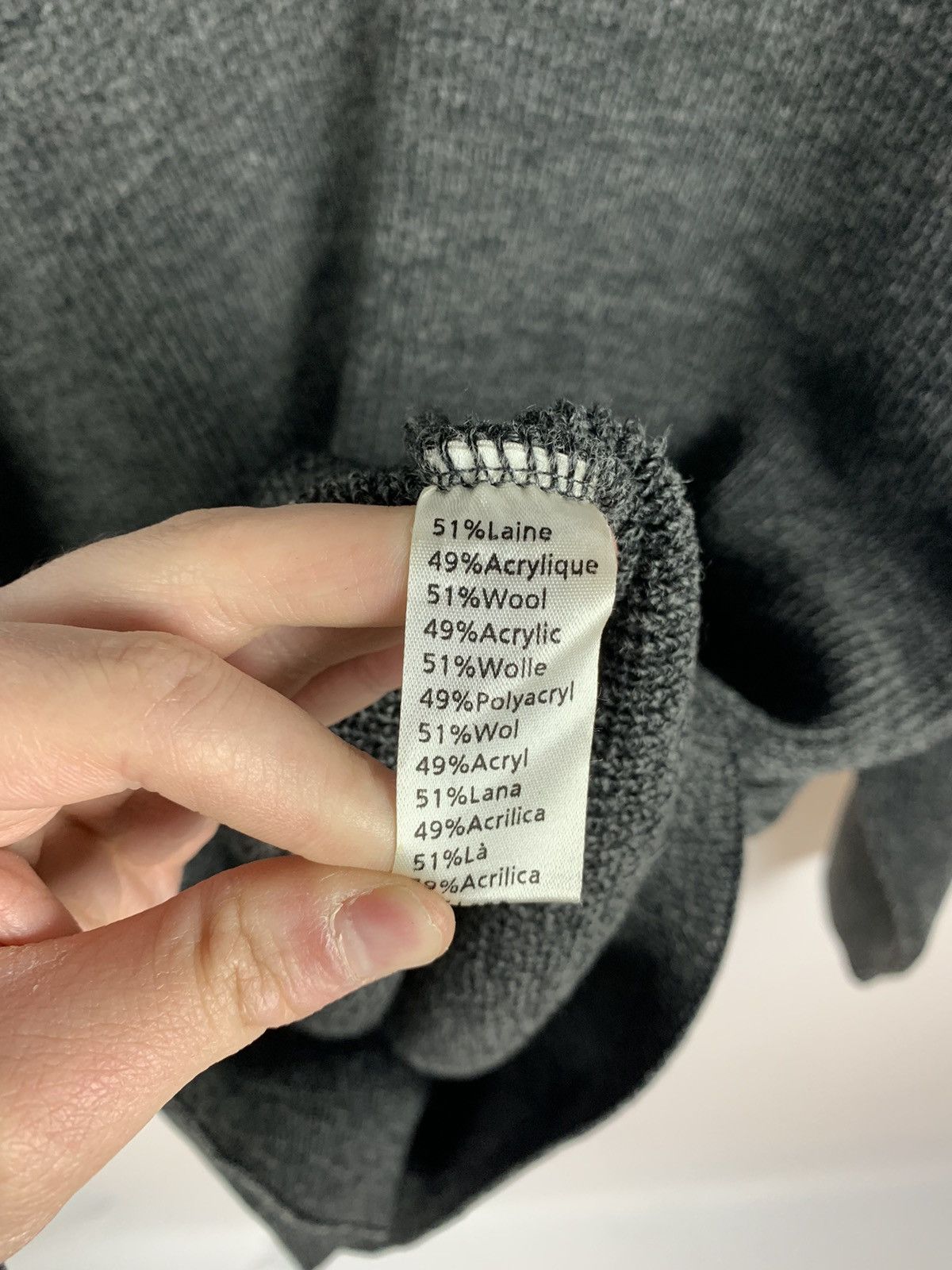 Lacoste Vintage Lacoste Men's 1/3 Zip Sweater Gray Size XXL 90's Size US XXL / EU 58 / 5 - 8 Thumbnail