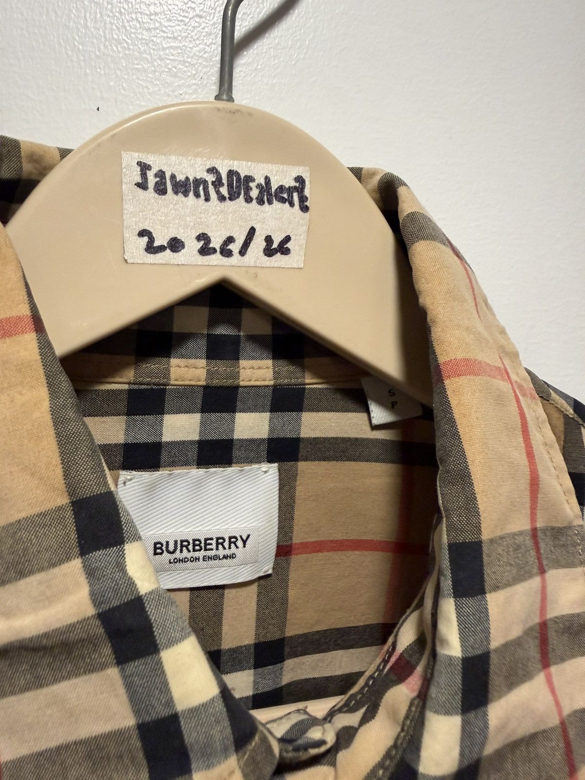 Burberry Burberry London England Shirt “Nova Check) Size US S / EU 44-46 / 1 - 5 Thumbnail
