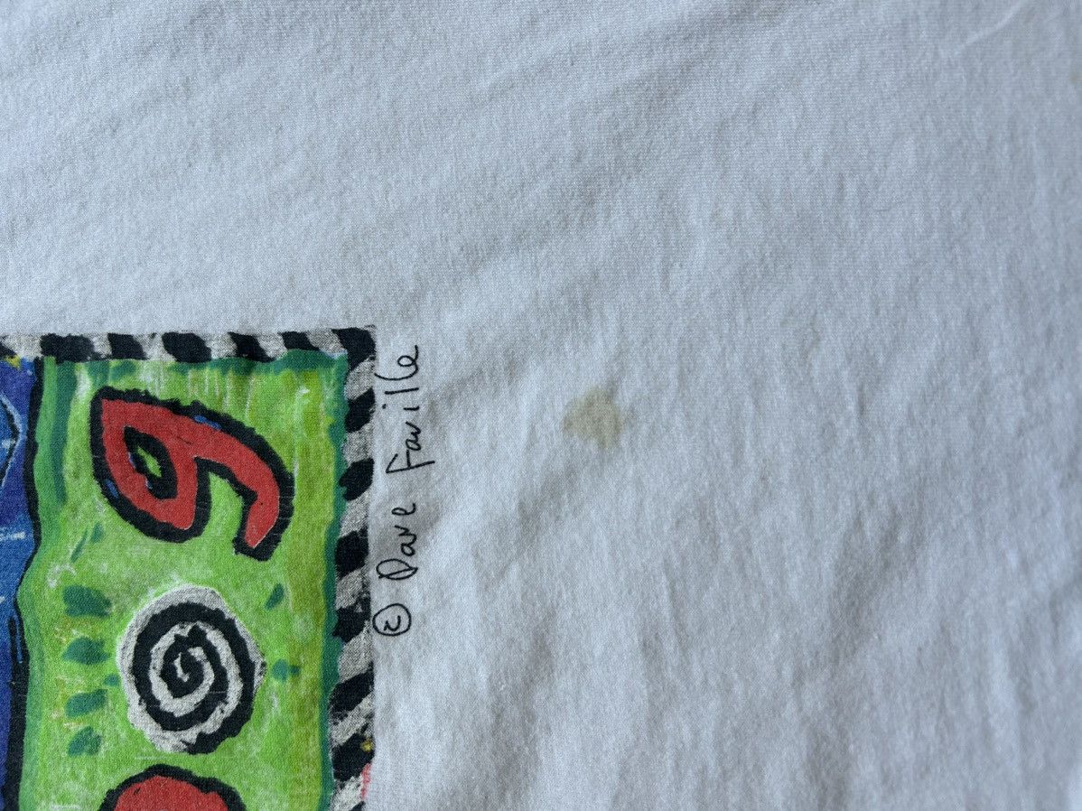 Vintage Vintage Bad Dog Fabric Arts T-Shirt Size US XL / EU 56 / 4 - 6 Thumbnail