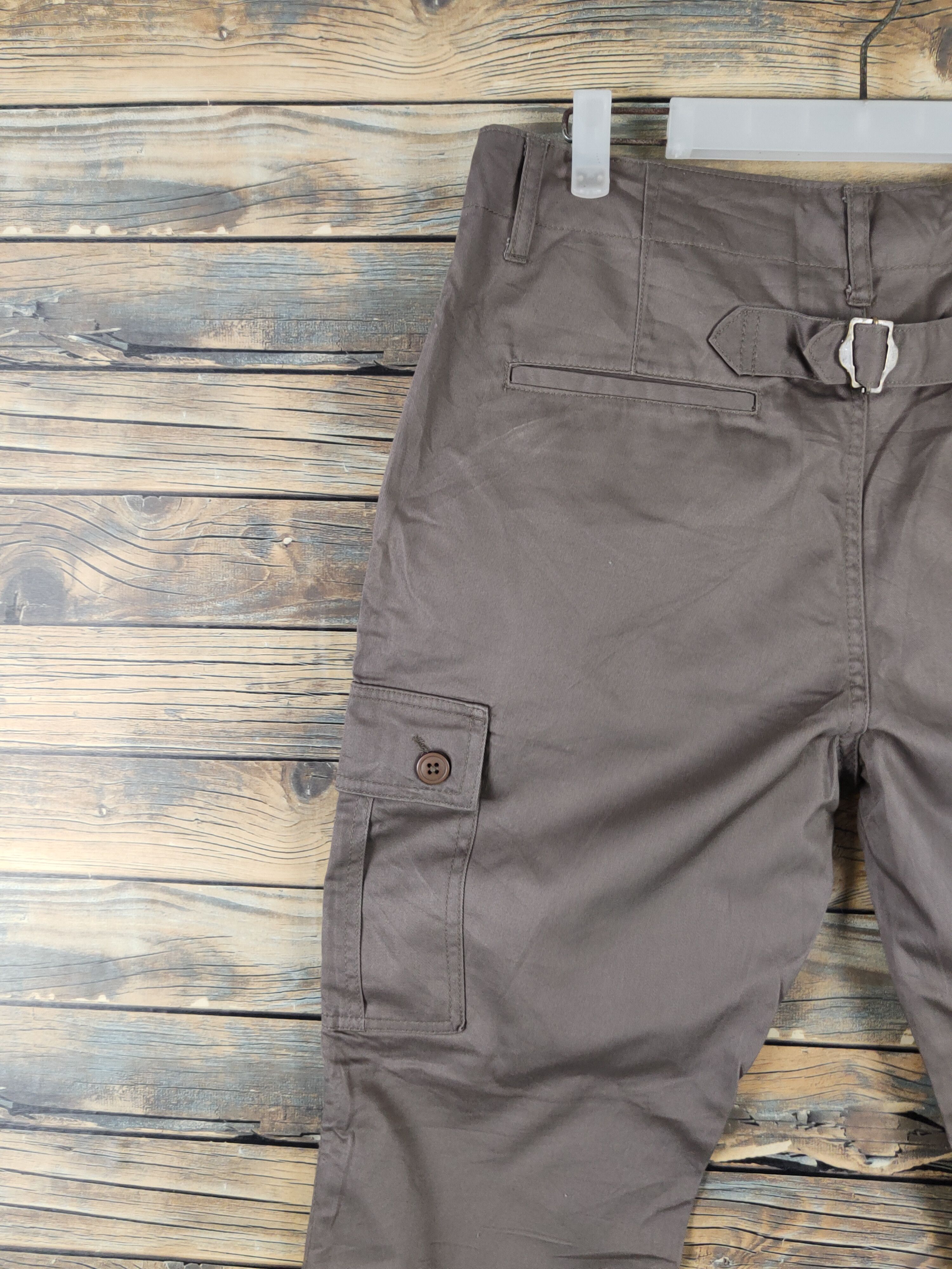 Japanese Brand Imp Khaki Multipocket Tactical Cargo Pants #W1900 Size US 31 - 8 Thumbnail