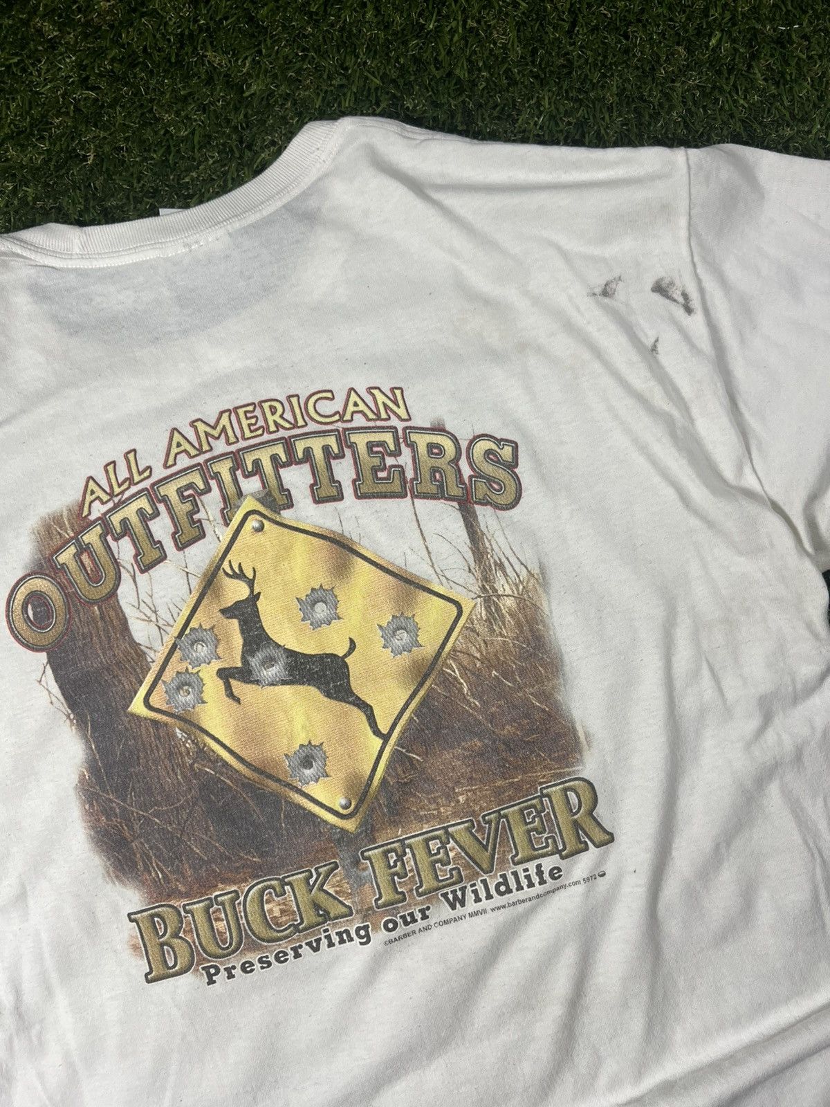 Vintage Vintage Y2k American Deer Hunting Buckshot Shooting Fall Tee Size US L / EU 52-54 / 3 - 3 Thumbnail