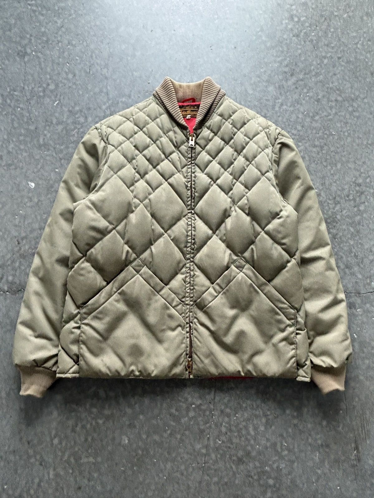 ジャケット・アウター 80s Eddie bauer elbow patch wool bomber Vintage Eddie Bauer Wool Bomber Jacket 80s XL Made in Canada Suede