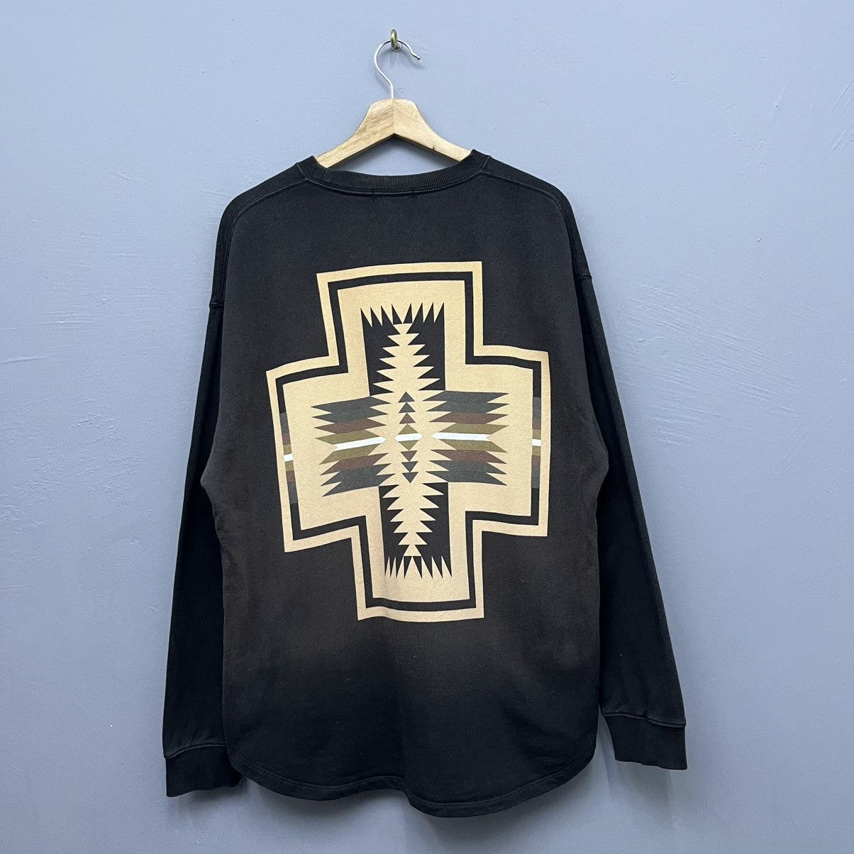 Pendleton Vintage Y2K Pendleton Navajo Crewneck Sweatshirto Size US L / EU 52-54 / 3 - 1 Thumbnail