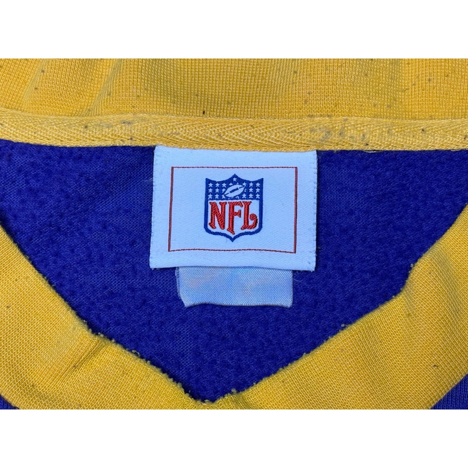 NFL × Vintage Vintage Minnesota Vikings V-Neck Long Sleeve Shirt 2XL 26x31 Size US XXL / EU 58 / 5 - 3 Thumbnail