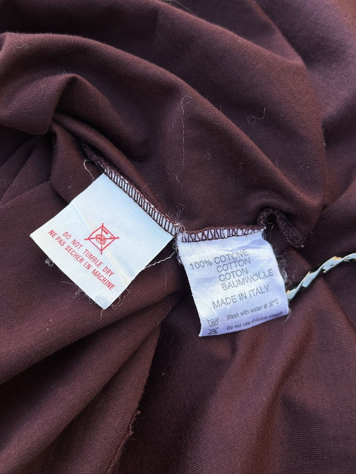 Lanvin Lanvin Lightweight Soft Cotton Polo Shirt In Bordo Size US L / EU 52-54 / 3 - 8 Thumbnail