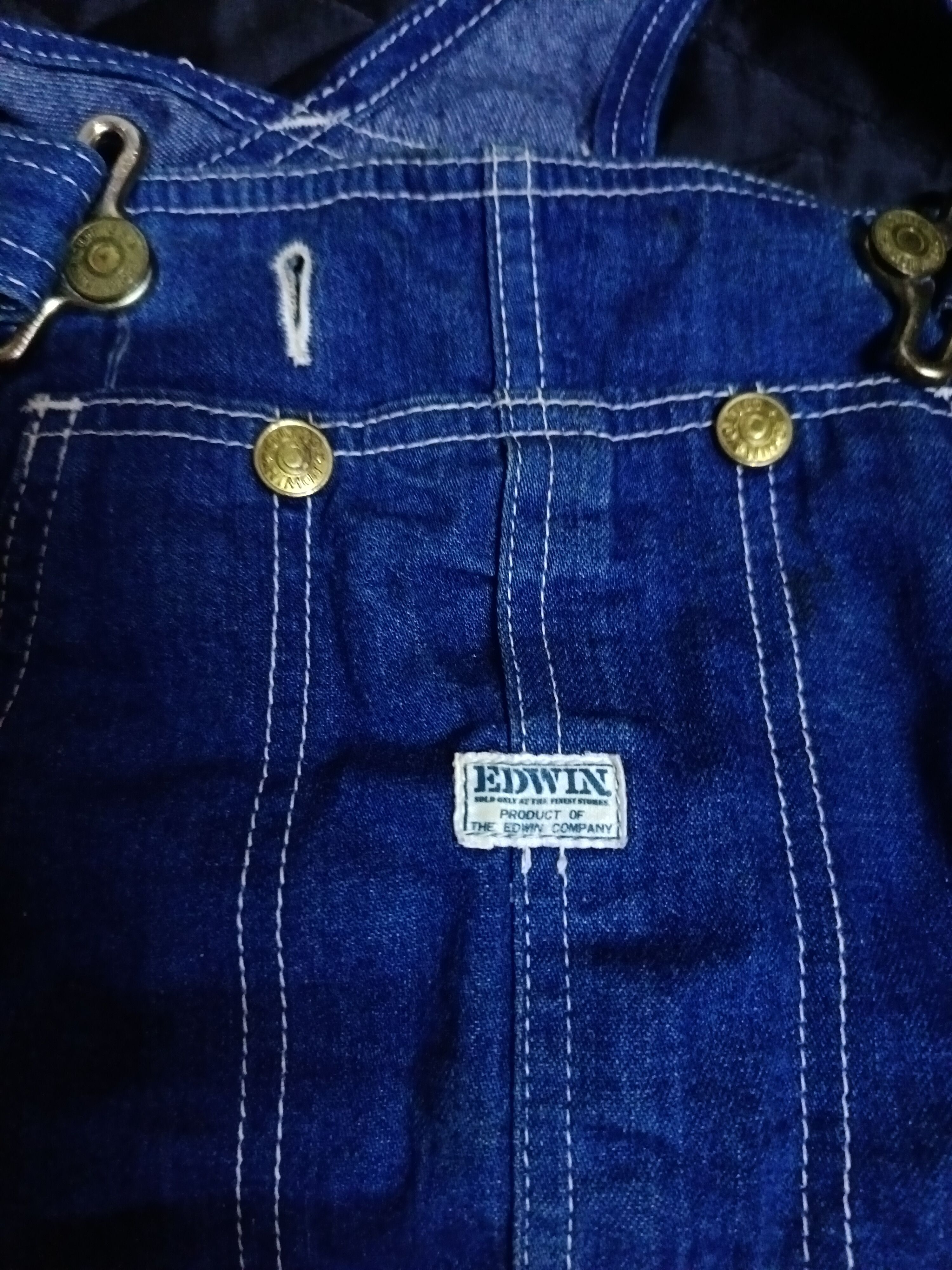 Edwin × Japanese Brand Edwin Vintage Carpenter Denim Overalls Size US 32 / EU 48 - 3 Thumbnail