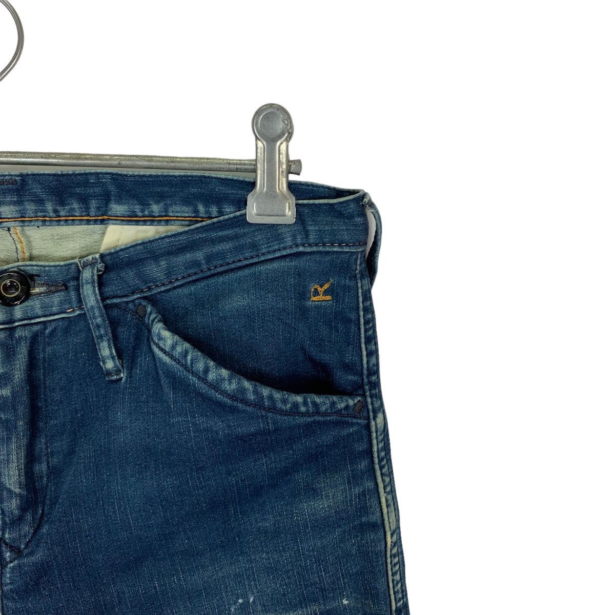 Blue Blue Japan VINTAGE 45RPM BLUE INDIGO DENIM JEANS Size 27" / US 4 / IT 40 - 5 Thumbnail
