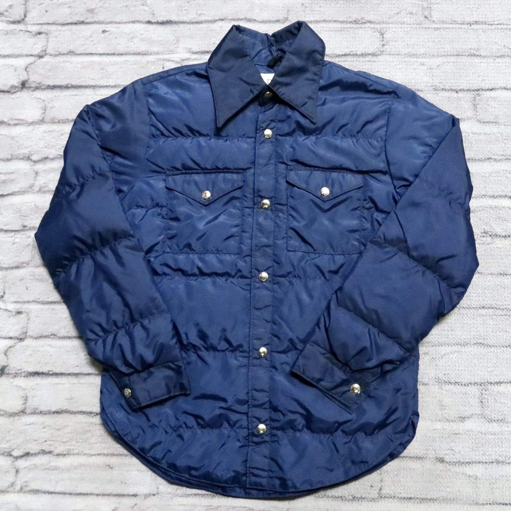 The North Face VINTAGE The North Face Jacket Shirt Quilted Puffer Western Navy S Mens Brown Label Rare Vintage North Face Quilted Puffer Western Jacket Shirt Size US S / EU 44-46 / 1 - 2 Thumbnail
