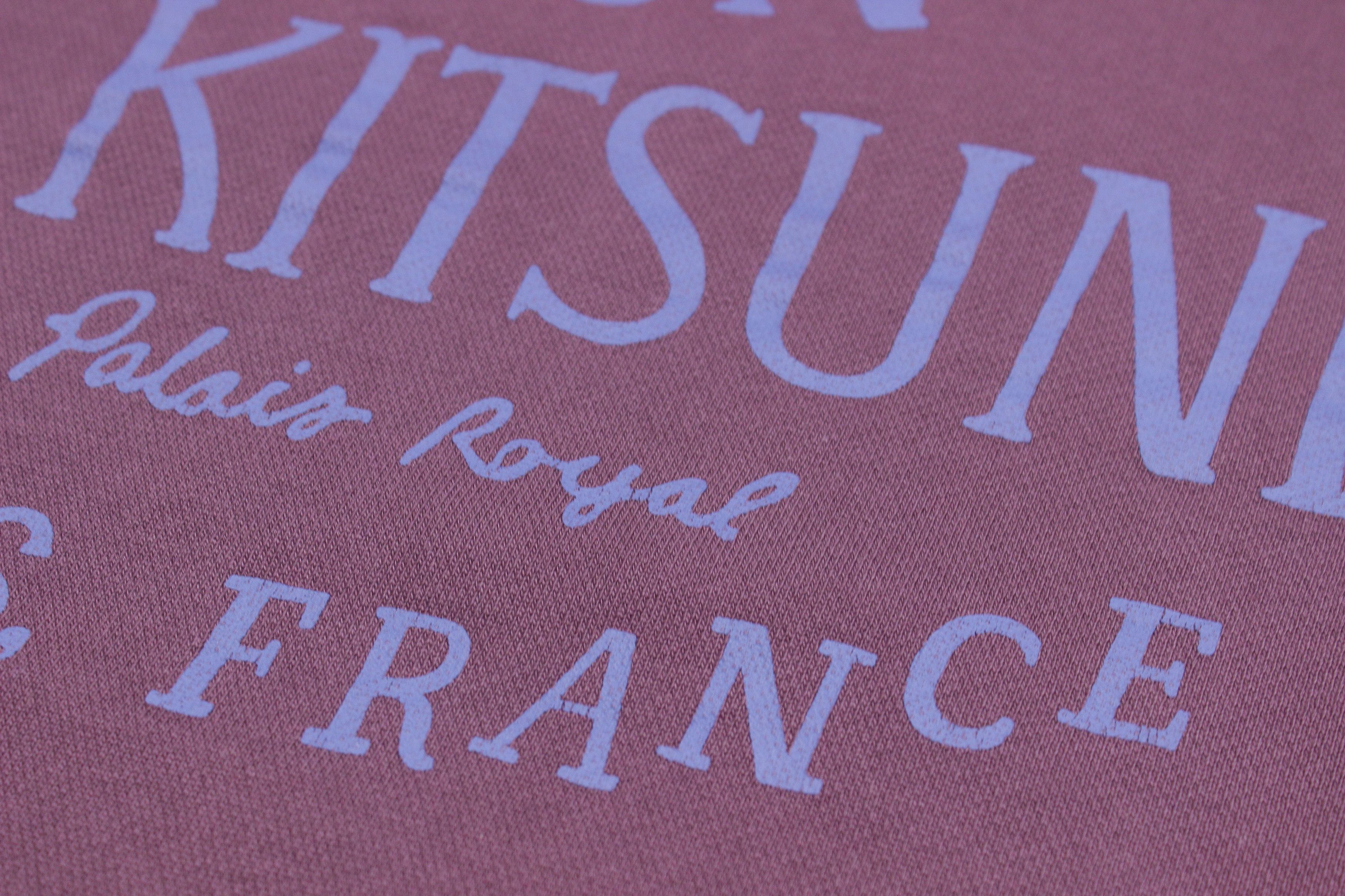 Maison Kitsune Big Logo Paris France Crewneck Sweatshirt Size US M / EU 48-50 / 2 - 4 Thumbnail