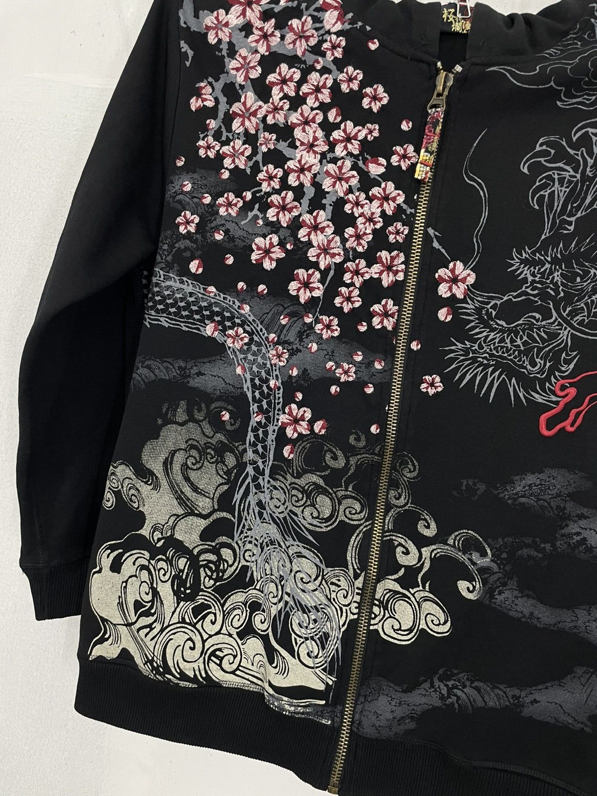 Bullet Noise Bullet Noise Eastern Iconography Dragon Embroidery Sakura Size US L / EU 52-54 / 3 - 6 Thumbnail