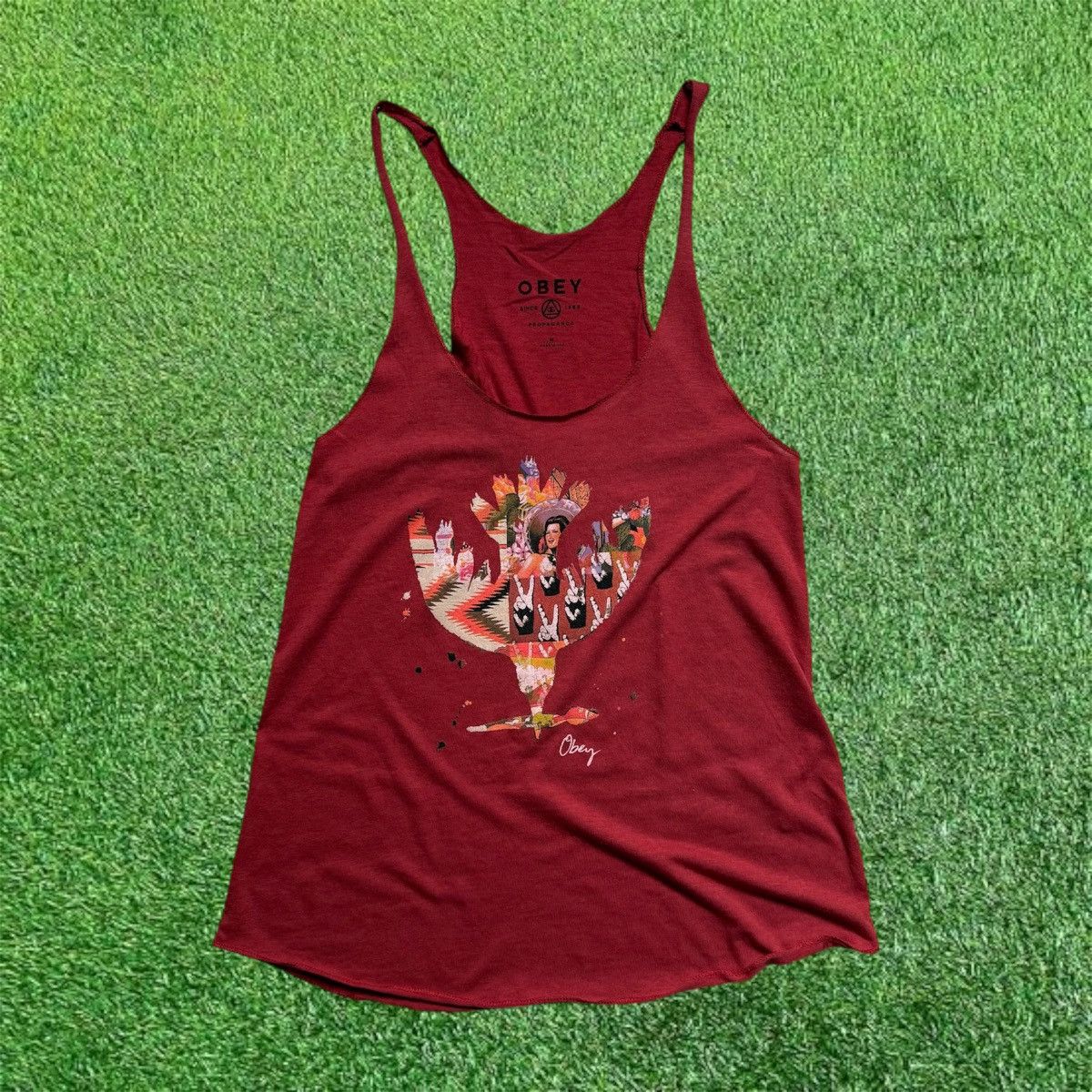Obey × Shepard Fairey Vintage Y2K OBEY Tank Top Size M / US 6-8 / IT 42-44 - 1 Thumbnail