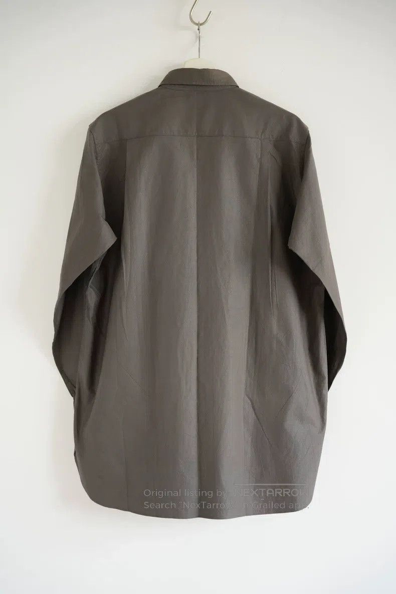 Yohji Yamamoto Yohji Yamamoto size os 90s Dead Wood Brown Overalls Shirt Size US M / EU 48-50 / 2 - 2 Thumbnail