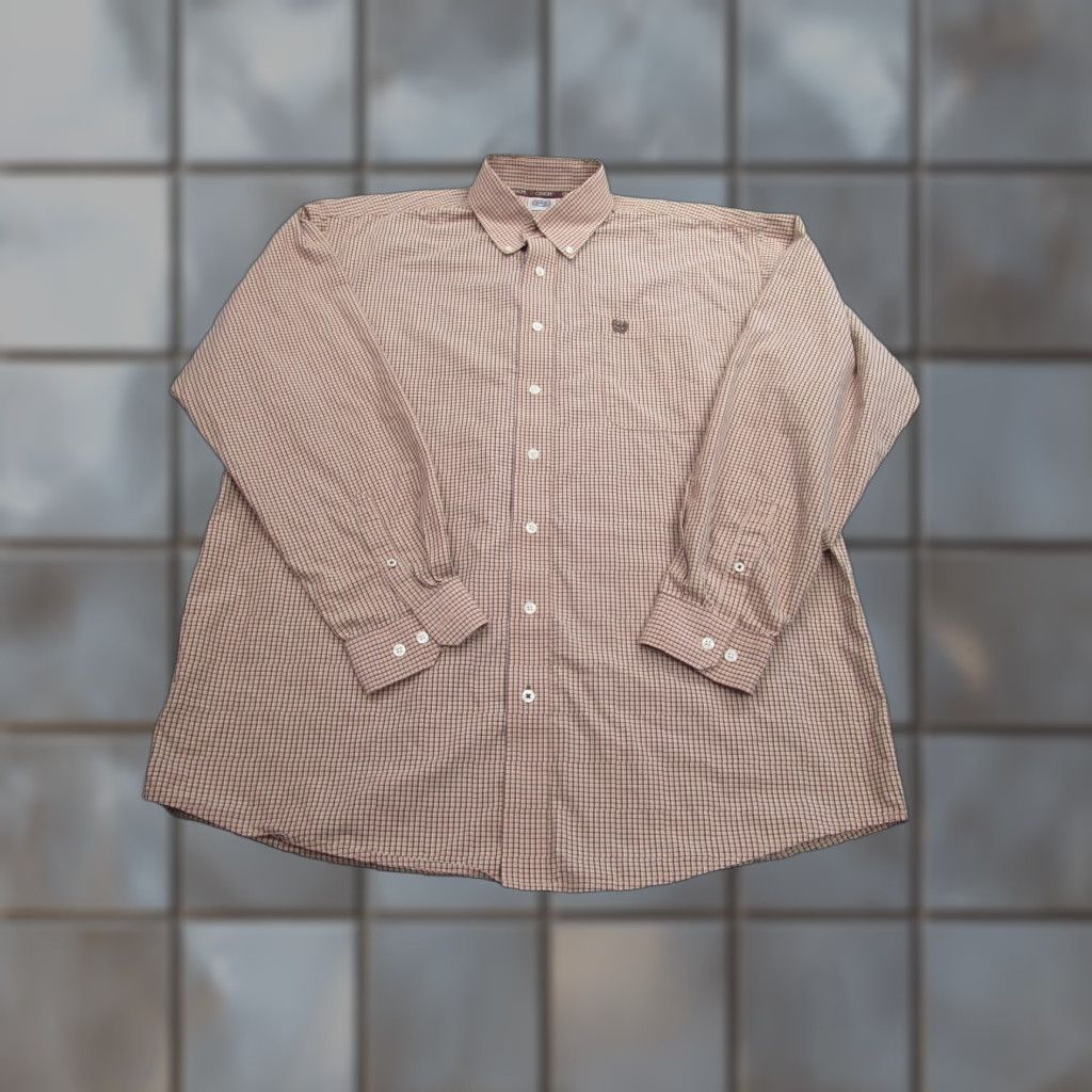 Vintage VINTAGE Cinch Shirt Mens Large Brown Check Plaid Long Sleeve Button Down Western Logo Size US L / EU 52-54 / 3 - 1 Thumbnail