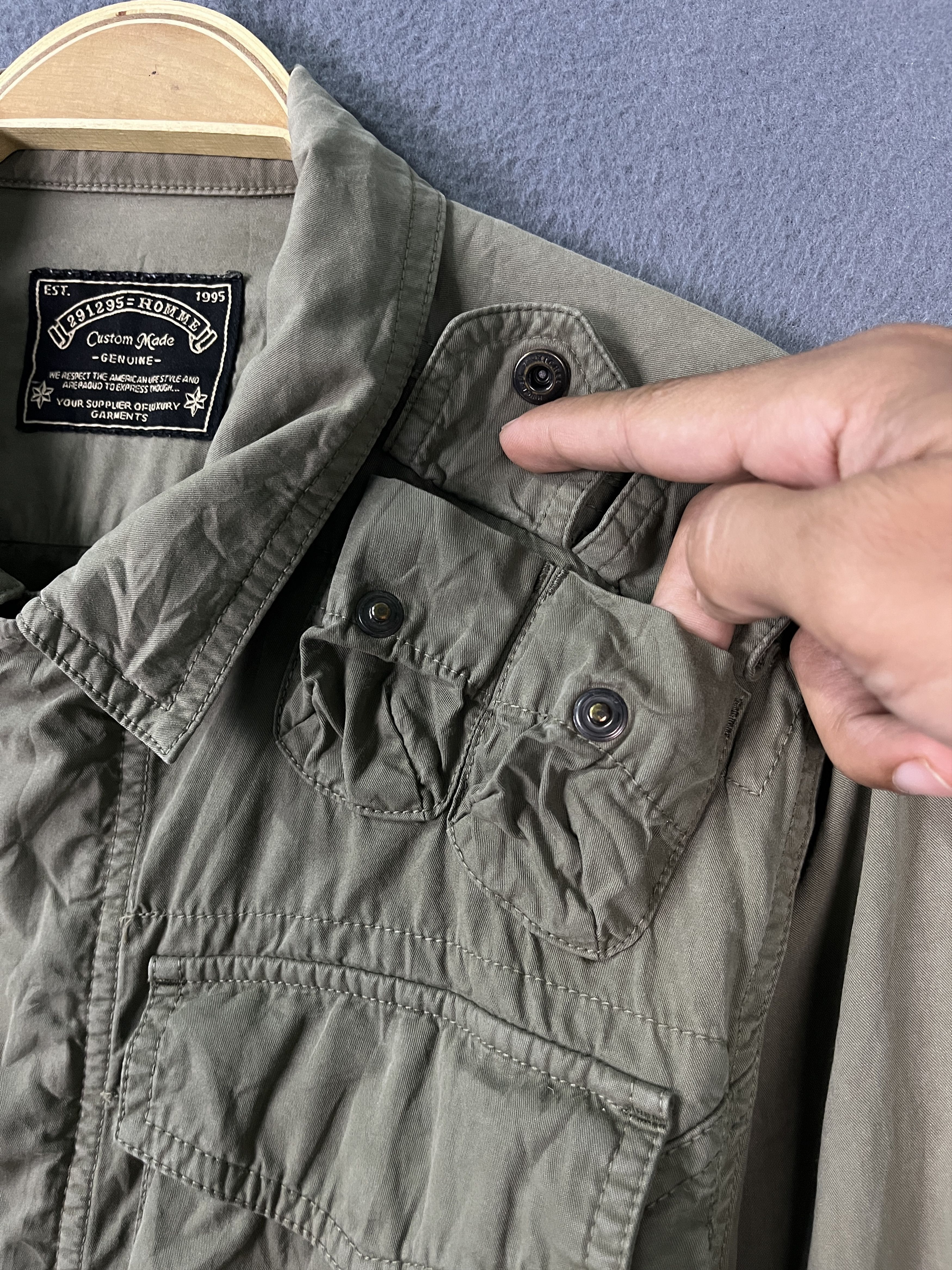 291295=Homme 291295 Homme Tactical Military Style Jacket Size XS / US 0-2 / IT 36-38 - 7 Thumbnail