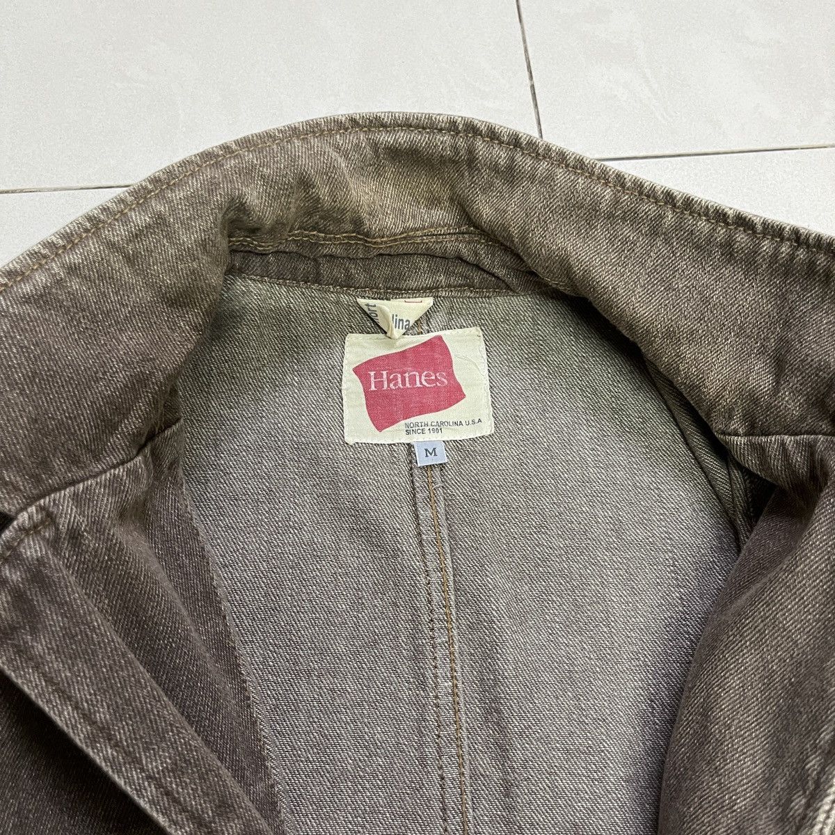 Hanes Vintage Rusty Brown Hanes Chore Jacket Size US M / EU 48-50 / 2 - 7 Thumbnail