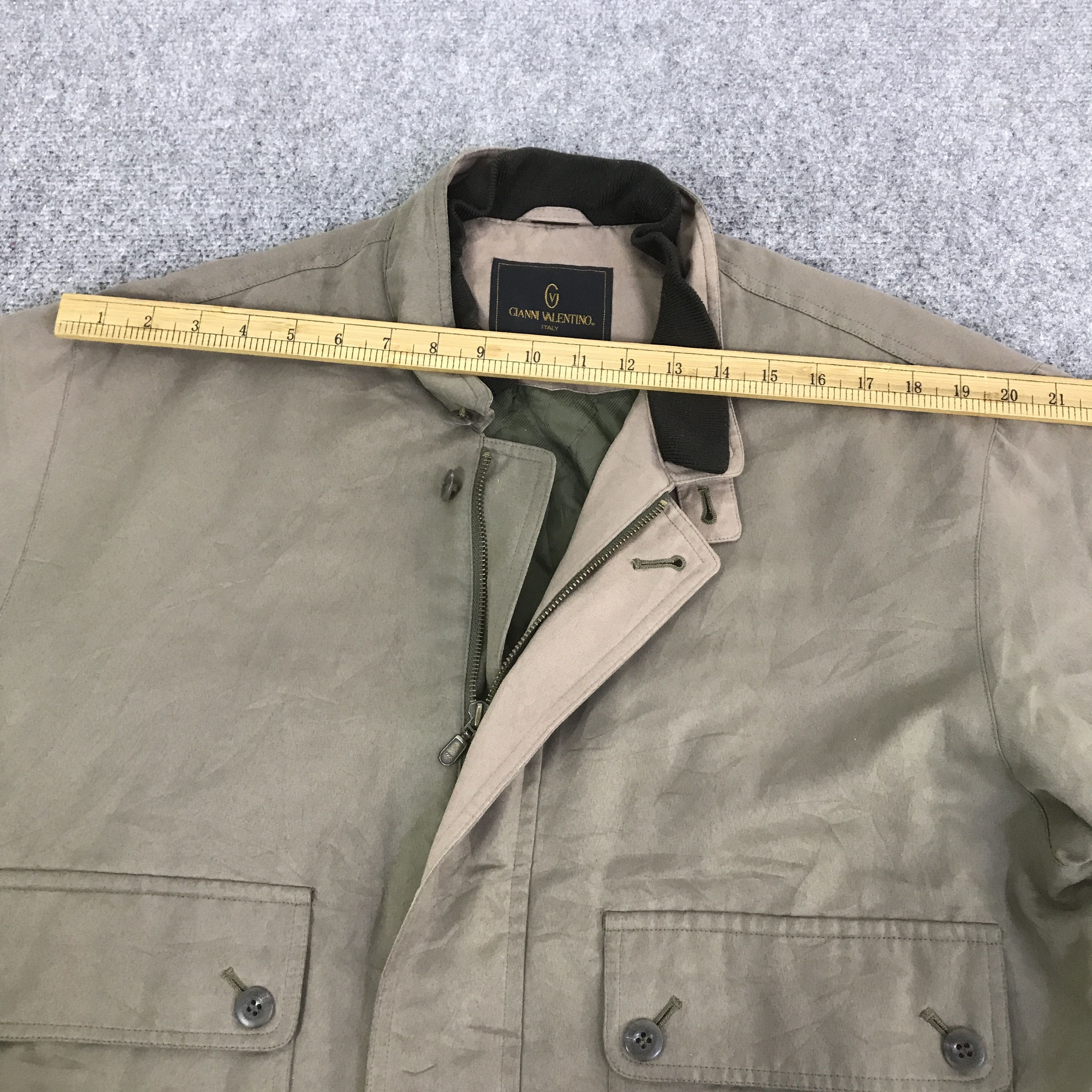 Japanese Brand GIANNI VALENTINO BOMBER JACKET K113B13 Size US L / EU 52-54 / 3 - 5 Thumbnail