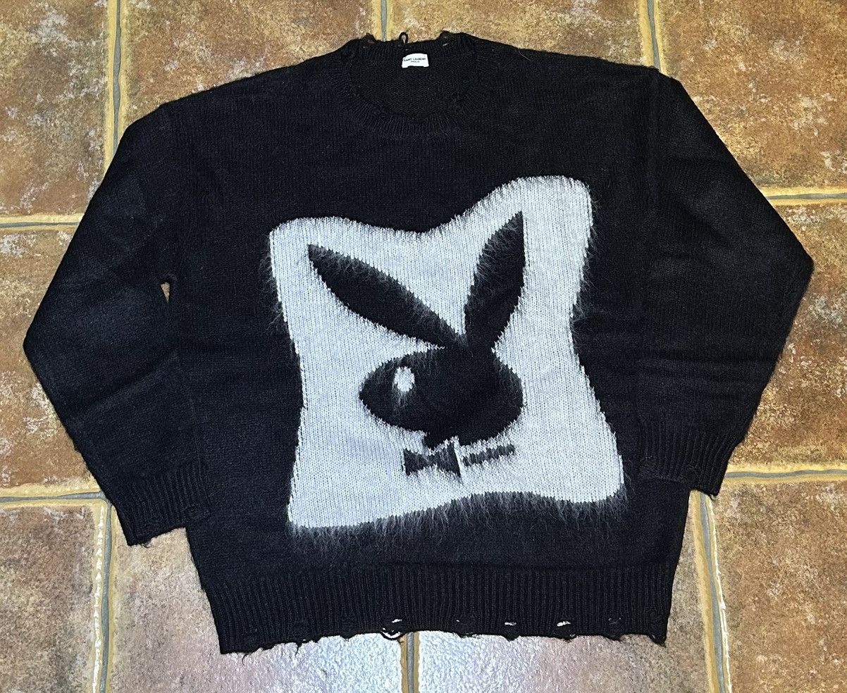 Yves Saint Laurent Sain Laurent mohair sweater Size US S / EU 44-46 / 1 - 2 Thumbnail