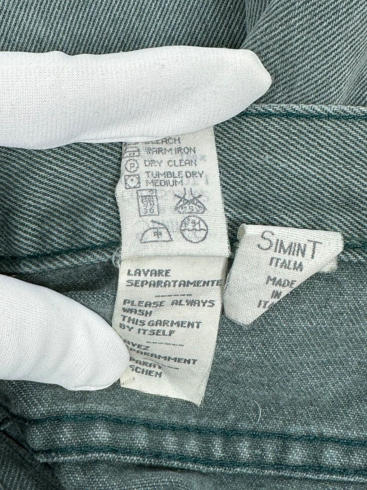 Armani × Vintage 1980s Armani Jeans High Waist Jeans Tapered size 28 Vintage Size 28" / US 6 / IT 42 - 18 Thumbnail