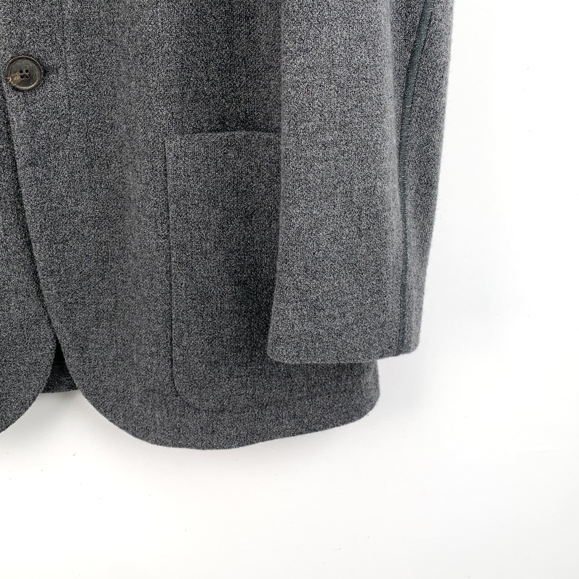 Armani Armani Gray Wool Jacket (48R) Size 48R - 6 Thumbnail