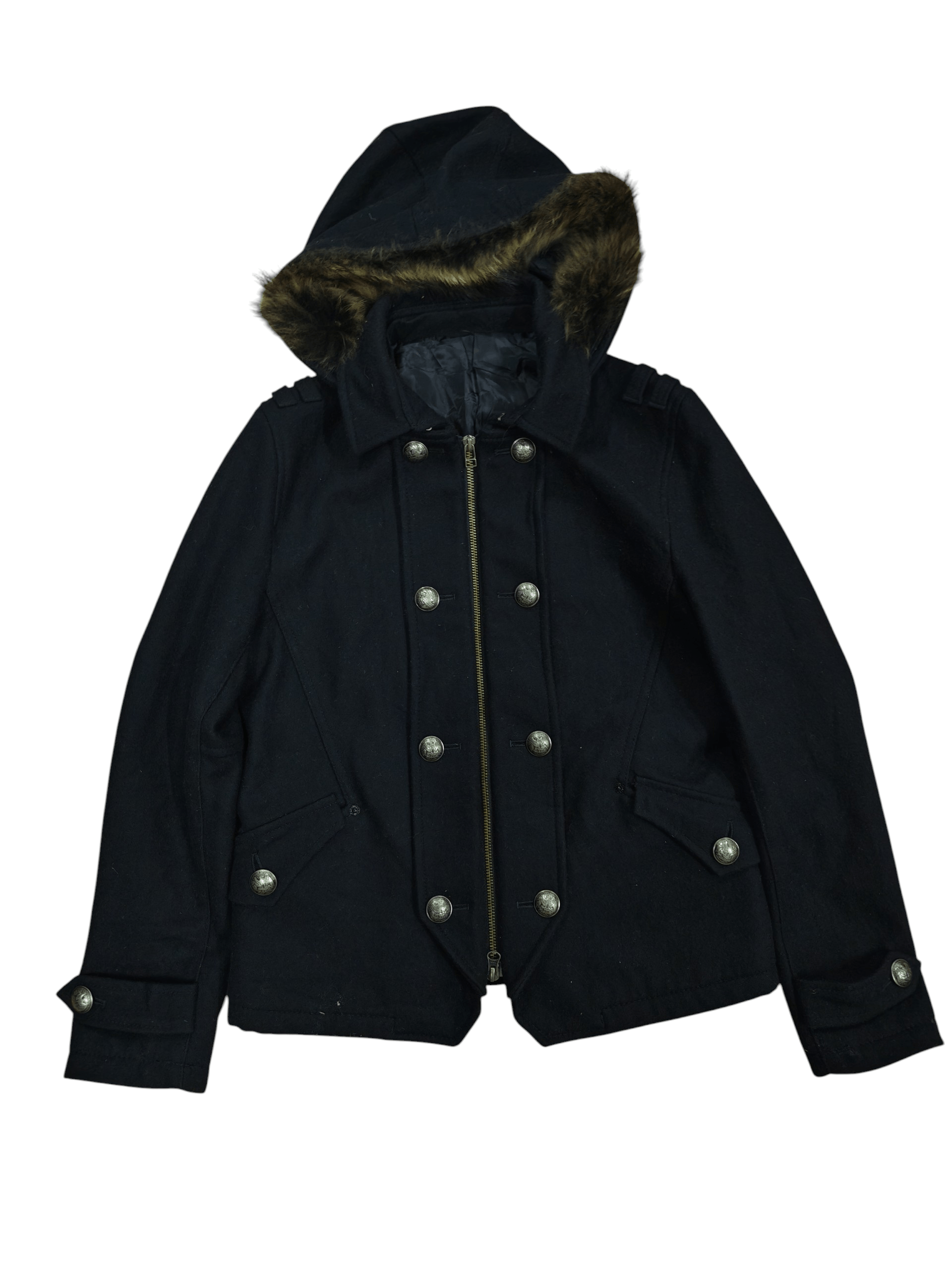 PPFM PPFM Napoleon Wool Blend Military-Style Jacket Size M / US 6-8 / IT 42-44 - 1 Thumbnail