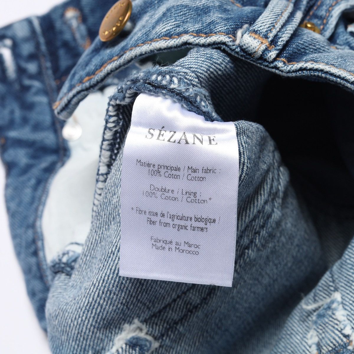 Sezane Sezane Paris Denim Shorts Jeans Blue Size 25" / US 0 / IT 36 - 14 Thumbnail