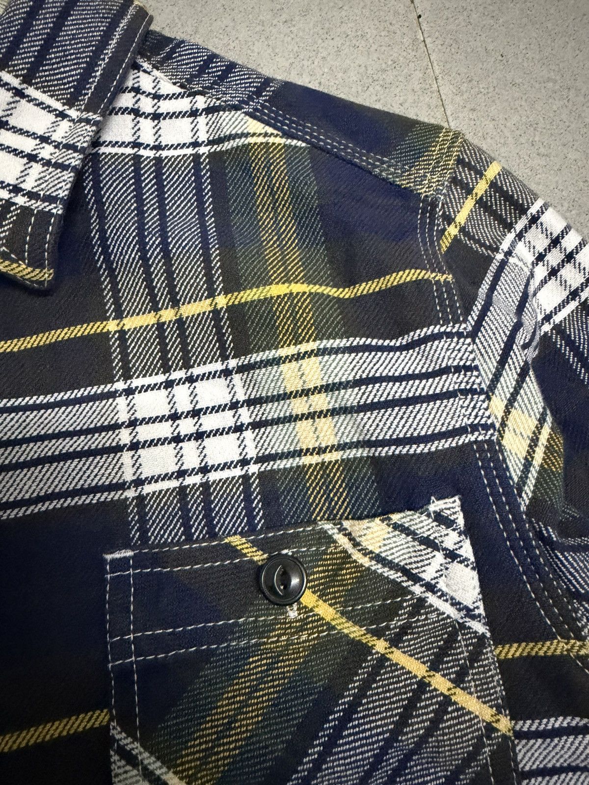 Japanese Brand Vintage Houston Union Made Flannel Shirt Size US M / EU 48-50 / 2 - 4 Thumbnail