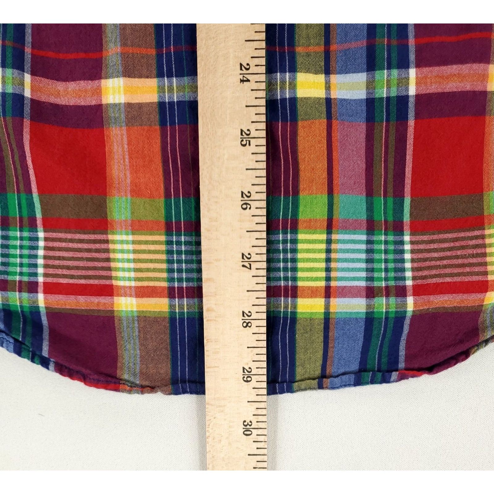 Polo Ralph Lauren Polo Ralph Lauren Shirt Plaid Madras Button-Down Long Sleeve Mens M Multicolor Size US M / EU 48-50 / 2 - 6 Thumbnail