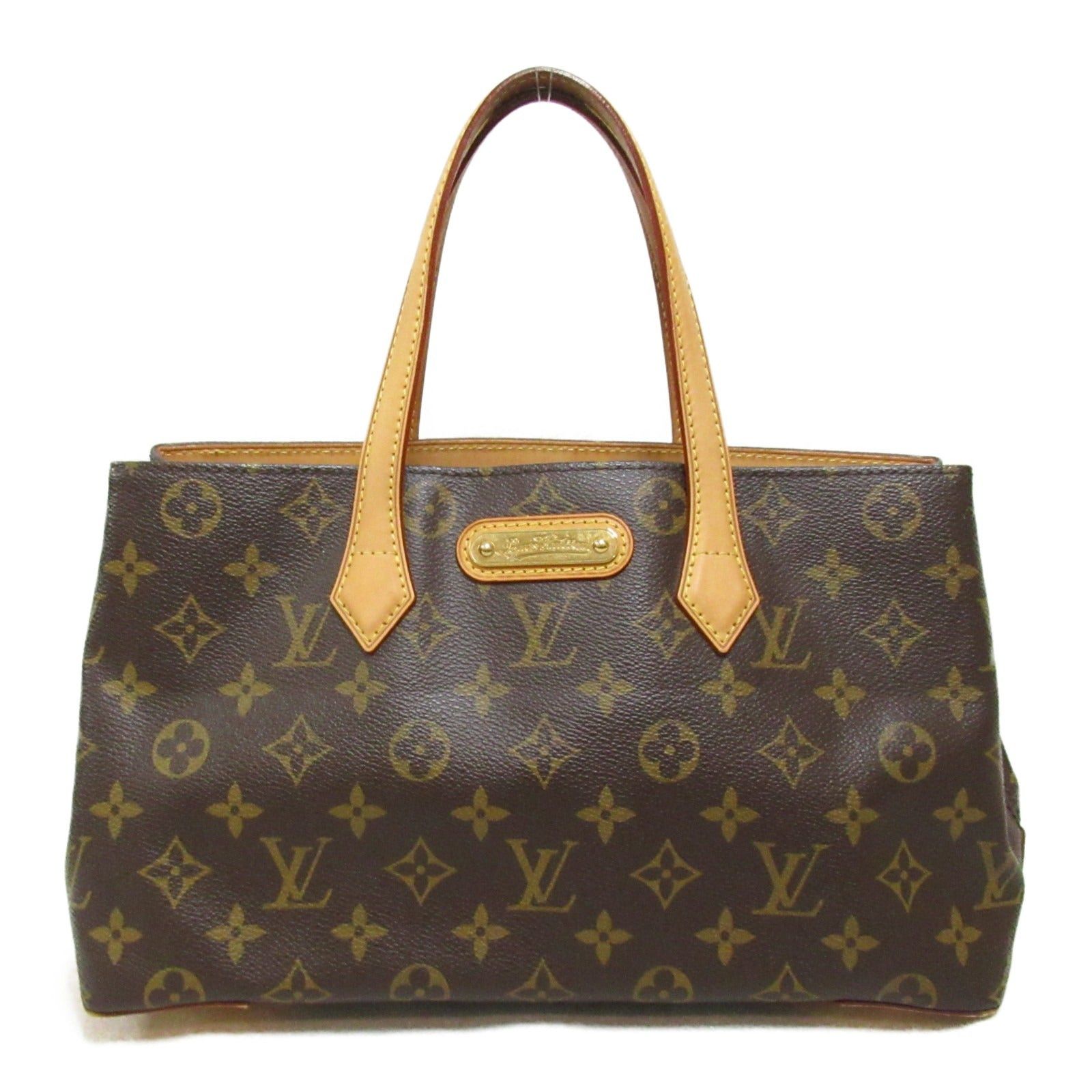 Louis Vuitton Louis Vuitton Wilshire Pm Handbag Coated Canvas Monogram Brown Size ONE SIZE - 1 Thumbnail