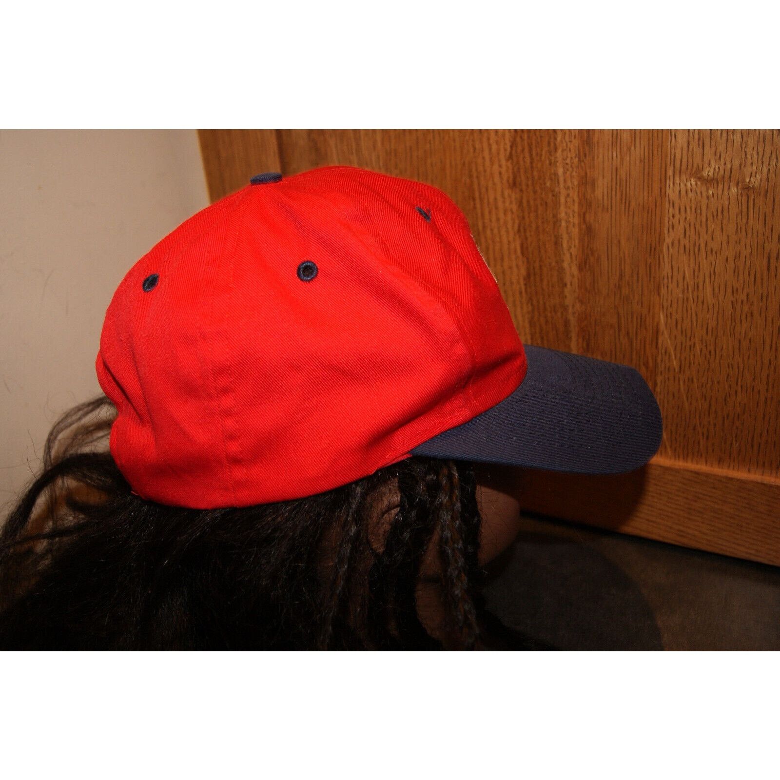 MLB VTG St Louis Cardinals Red Blue Snapback Hat Cap 2 Logo Size ONE SIZE - 5 Thumbnail