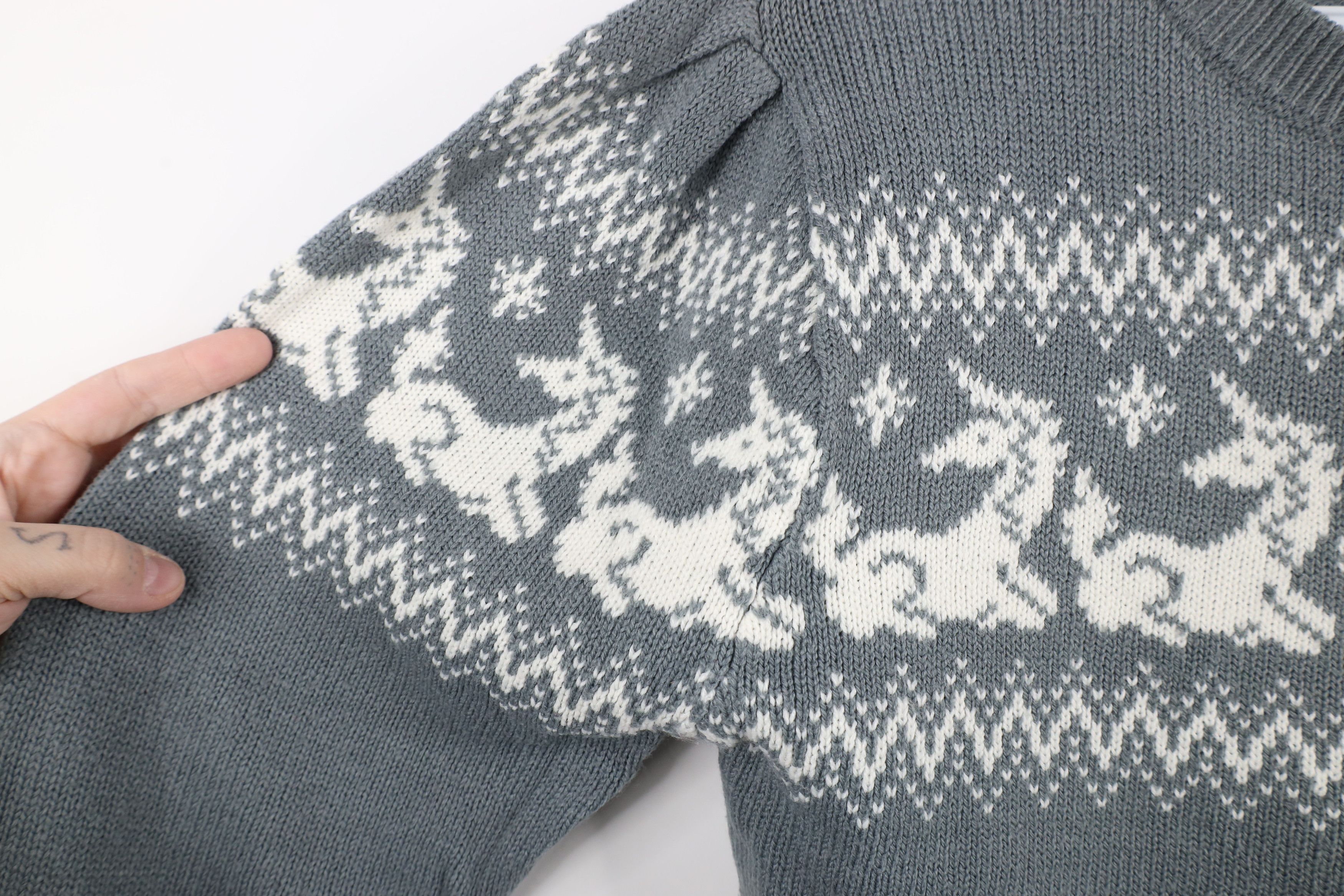 Vintage Vintage 80s 90s Fairy Kei Kawaii Unicorn Knit Sweater Size M / US 6-8 / IT 42-44 - 5 Thumbnail