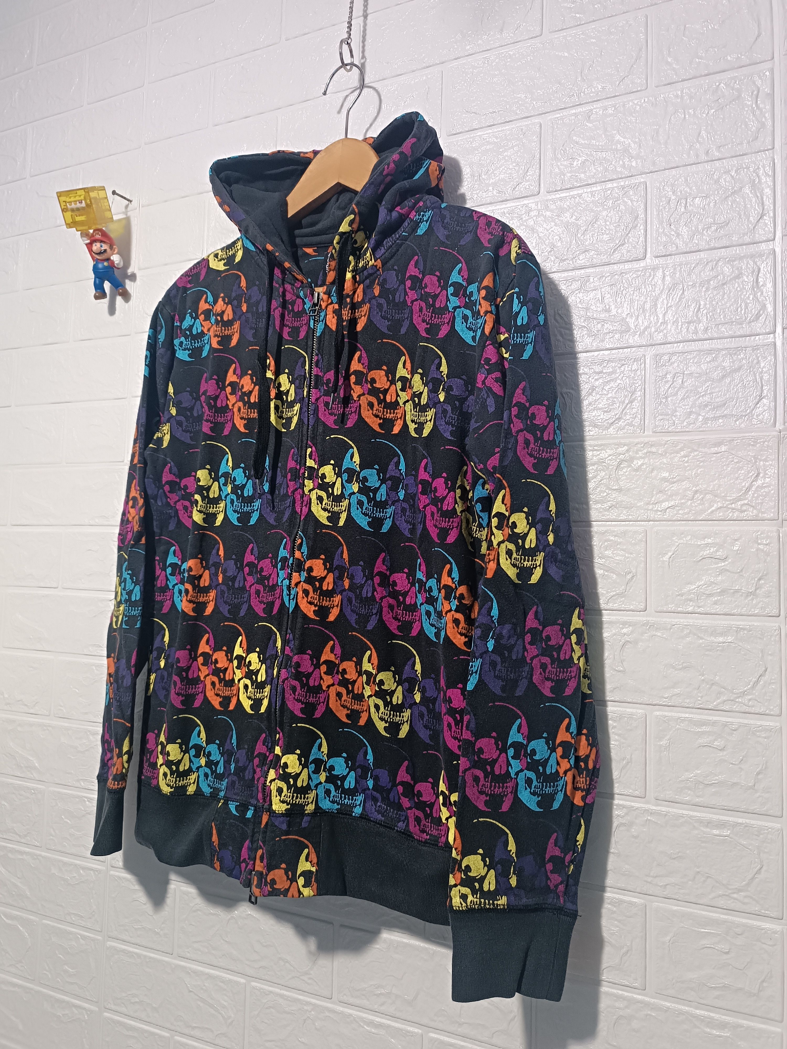 Japanese Brand Vintage Graniph Sweater Skull Print Hoodie Size US M / EU 48-50 / 2 - 2 Thumbnail