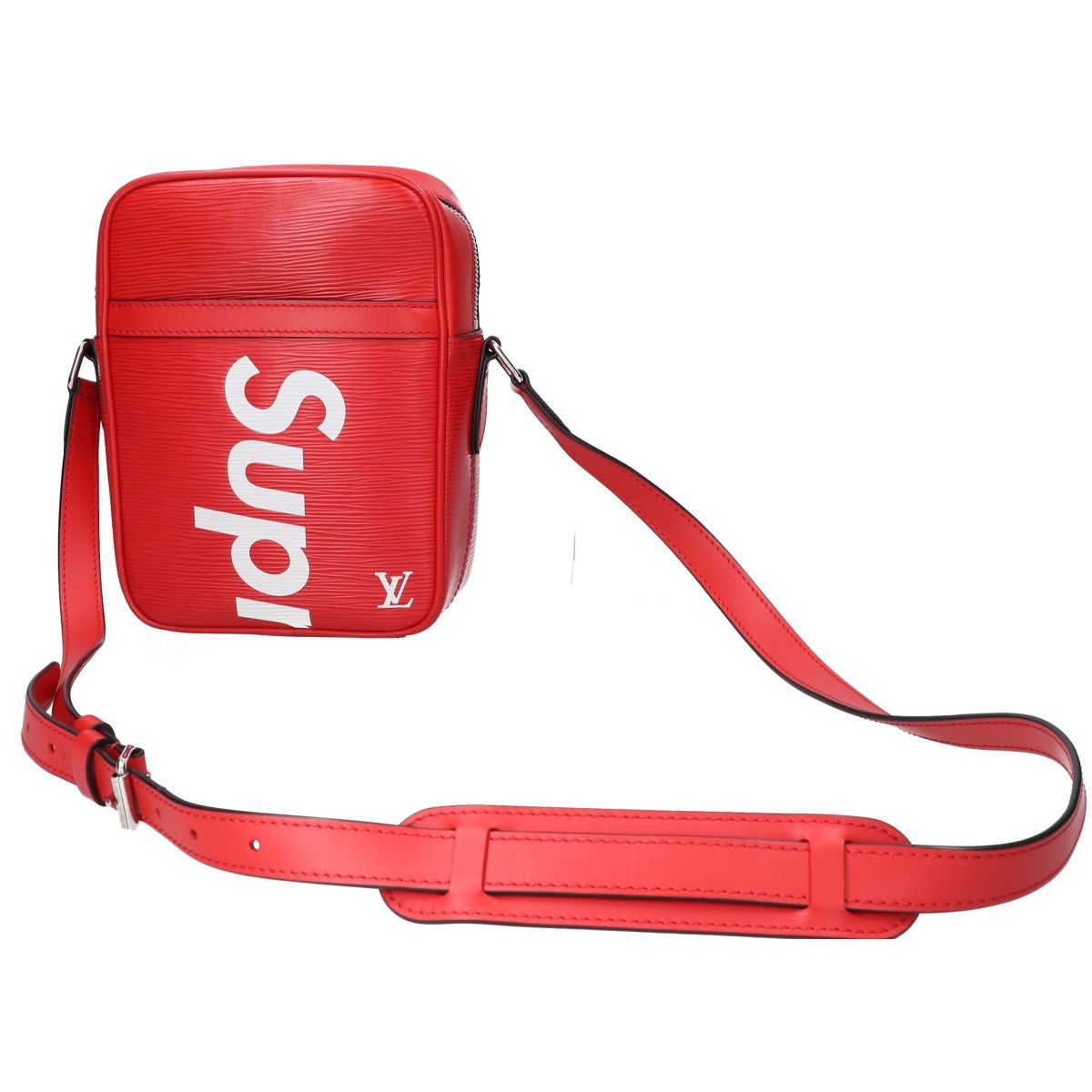 image of Louis Vuitton x Supreme Crossbody Pouch in Red, Men's