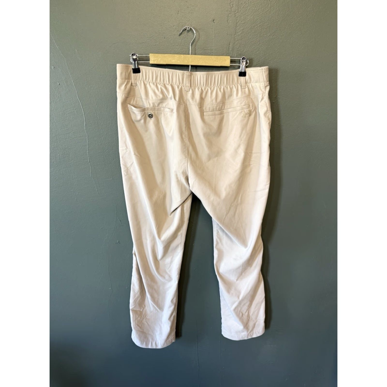 Under Armour Under Armour Mens Khaki Chino Athletic Pants Size 38 x 30 Size US 38 / EU 54 - 2 Thumbnail