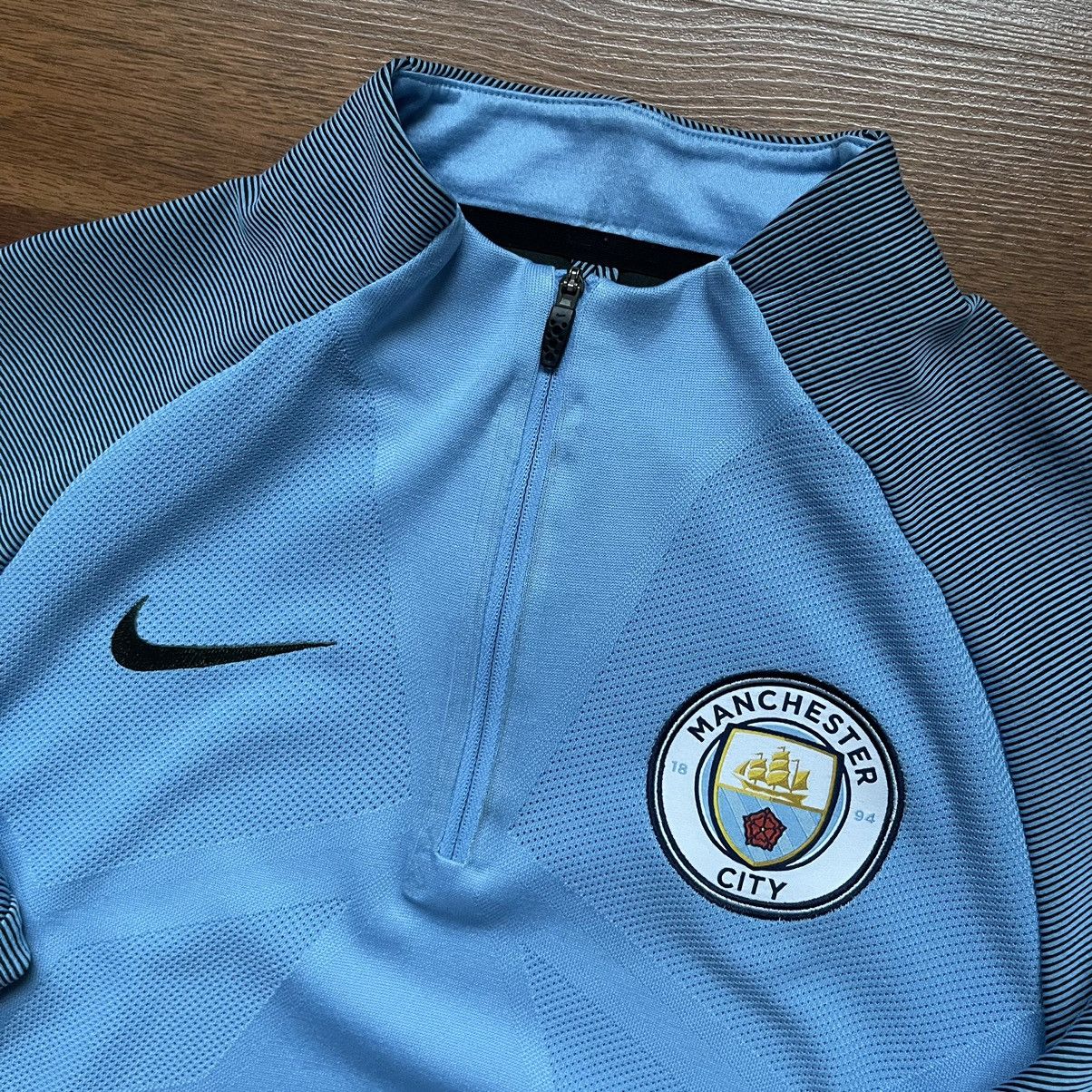 Nike × Vintage MANCHESTER CITY NIKE 2016/2017 FOOTBALL TRAINING TRACK TOP Size US S / EU 44-46 / 1 - 3 Thumbnail