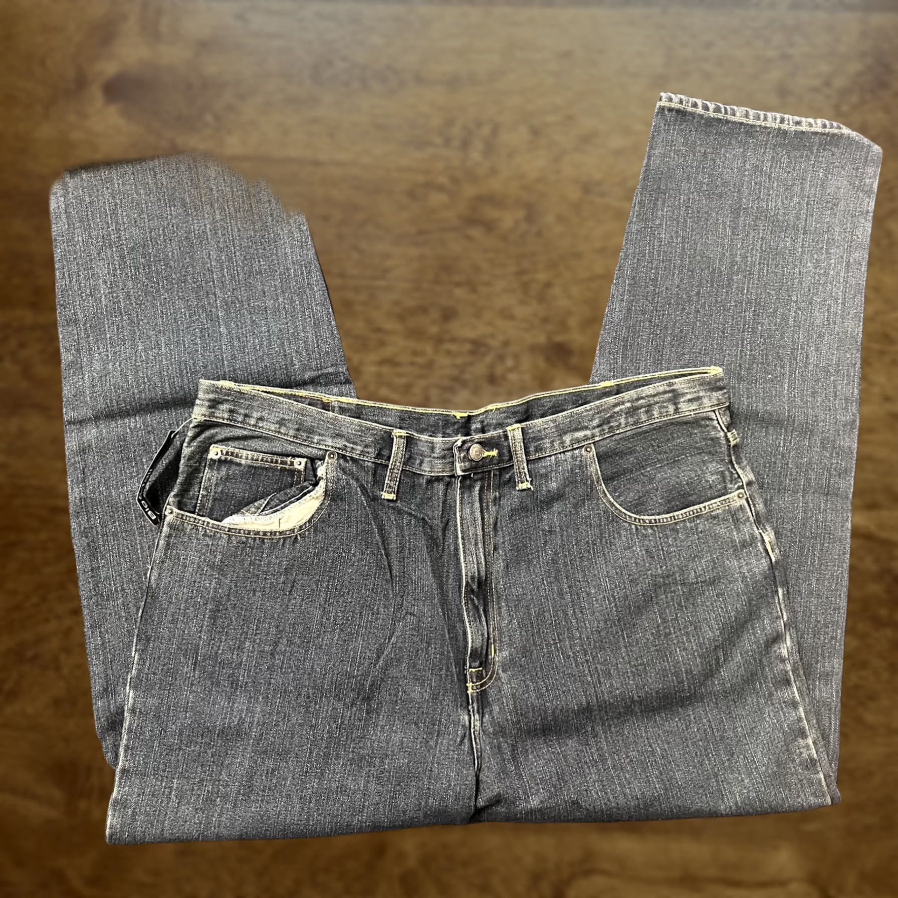 Vintage Arizona Jean Company Jeans Men 44 Big & Tall Stone Denim Relaxed Fit Blue 31 Inseam Size US 44 / EU 60 - 1 Thumbnail