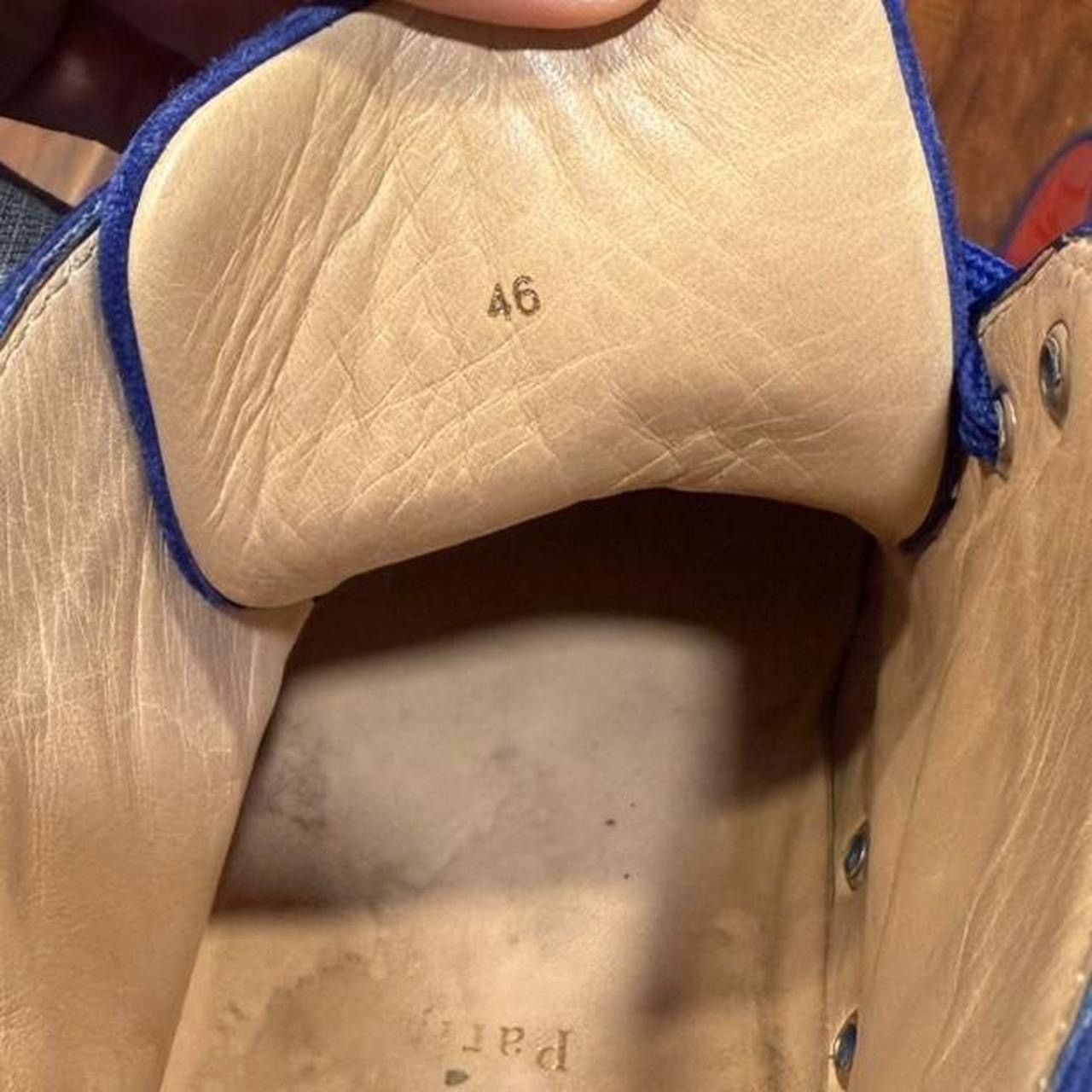 Christian Louboutin Christian Louboutin Blue Suede Louis Spike High Top Sneakers Size US 13 / EU 46 - 8 Thumbnail