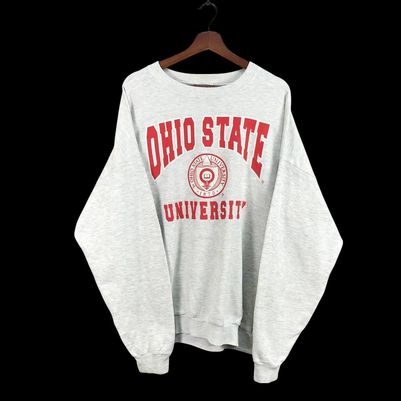 Vintage RARE VINTAGE 90S OHIO UNIVERSITY BAGGY CREWNECK Size US XXL / EU 58 / 5 - 1 Thumbnail
