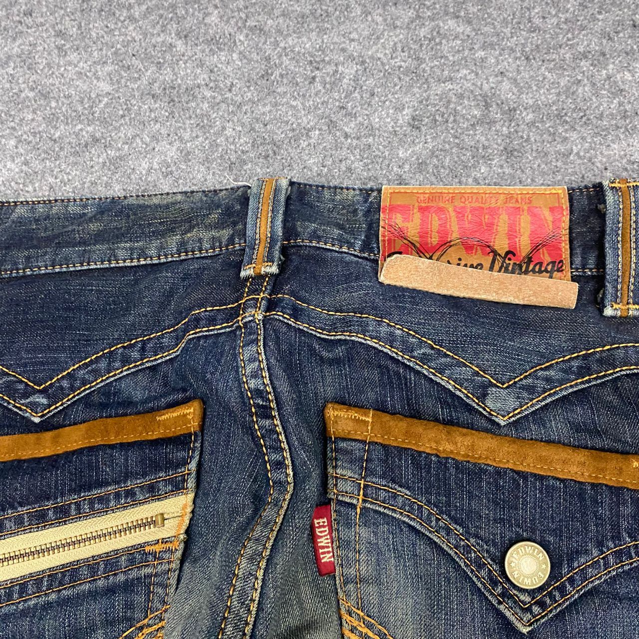 If Six Was Nine 💥 Need Gone💥 Edwin Exclusive Vintage Distressed Denim Size US 32 / EU 48 - 16 Thumbnail