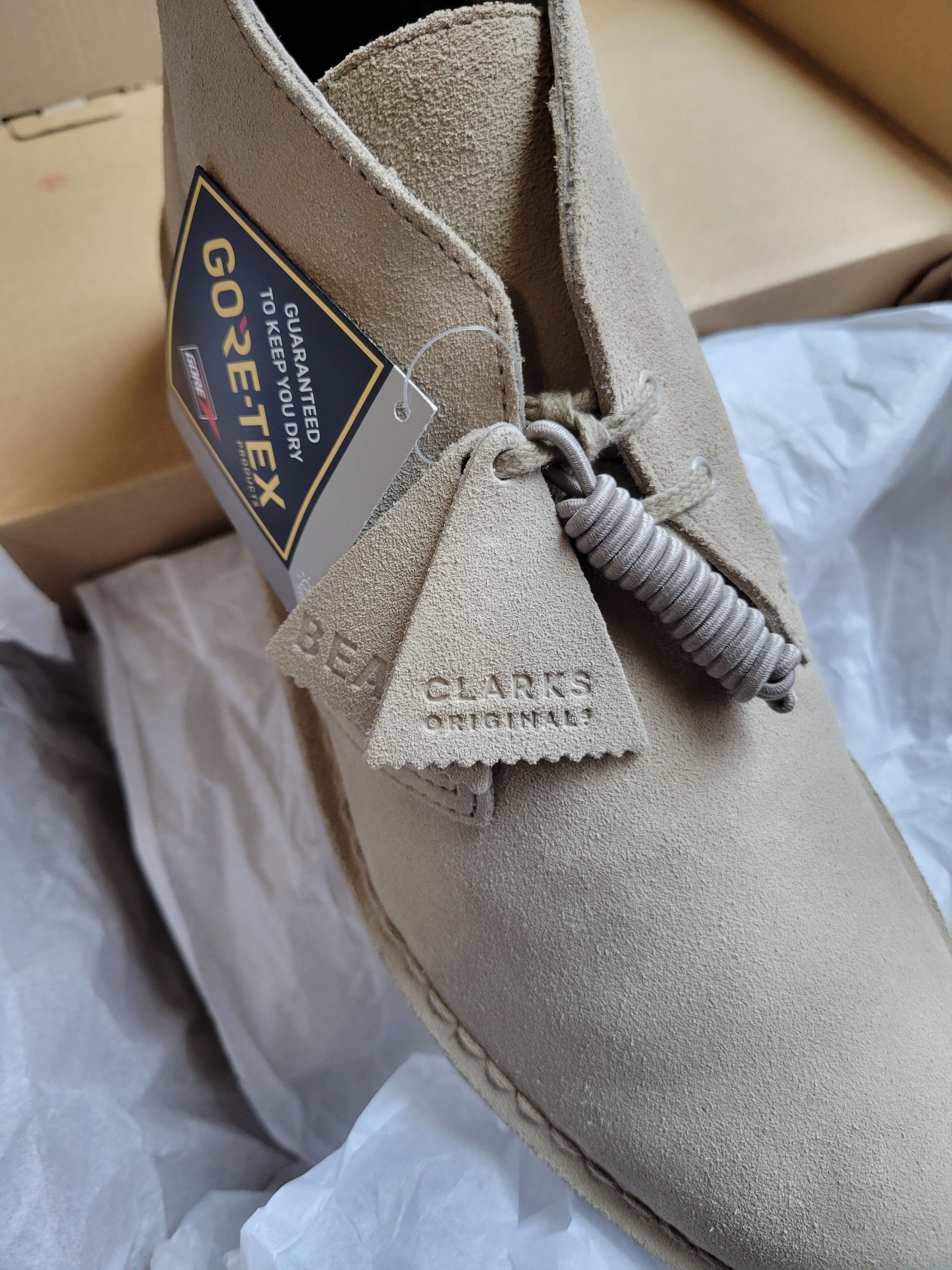 Beams Plus × Clarks × Japanese Brand CLARKS X BEAMS GORE TEX DESERT ROCK SAND size 11.5 Size US 11.5 / EU 44-45 - 7 Thumbnail