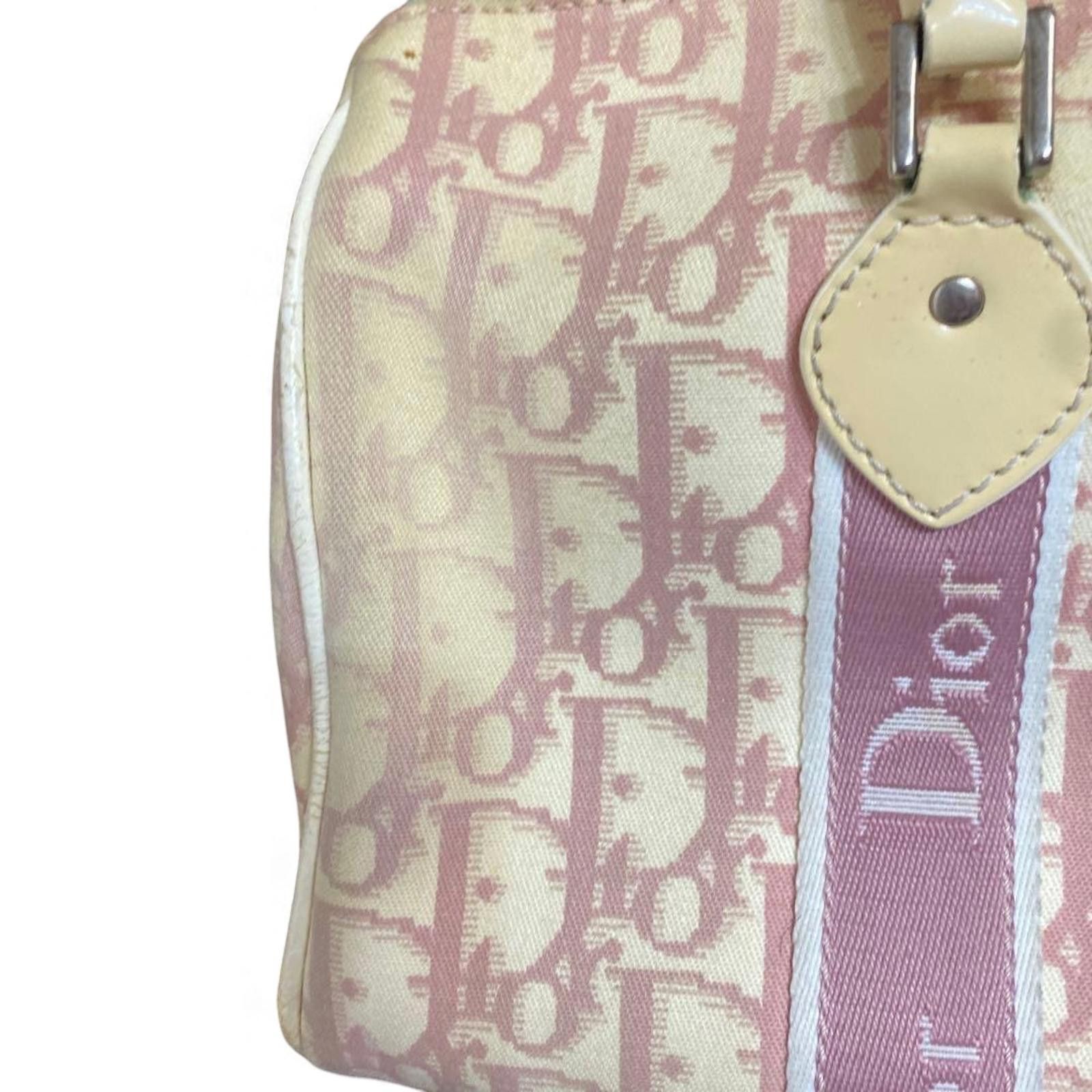Other Dior - Pink Monogram Satchel Bag Floral Butterfly Size ONE SIZE - 6 Thumbnail