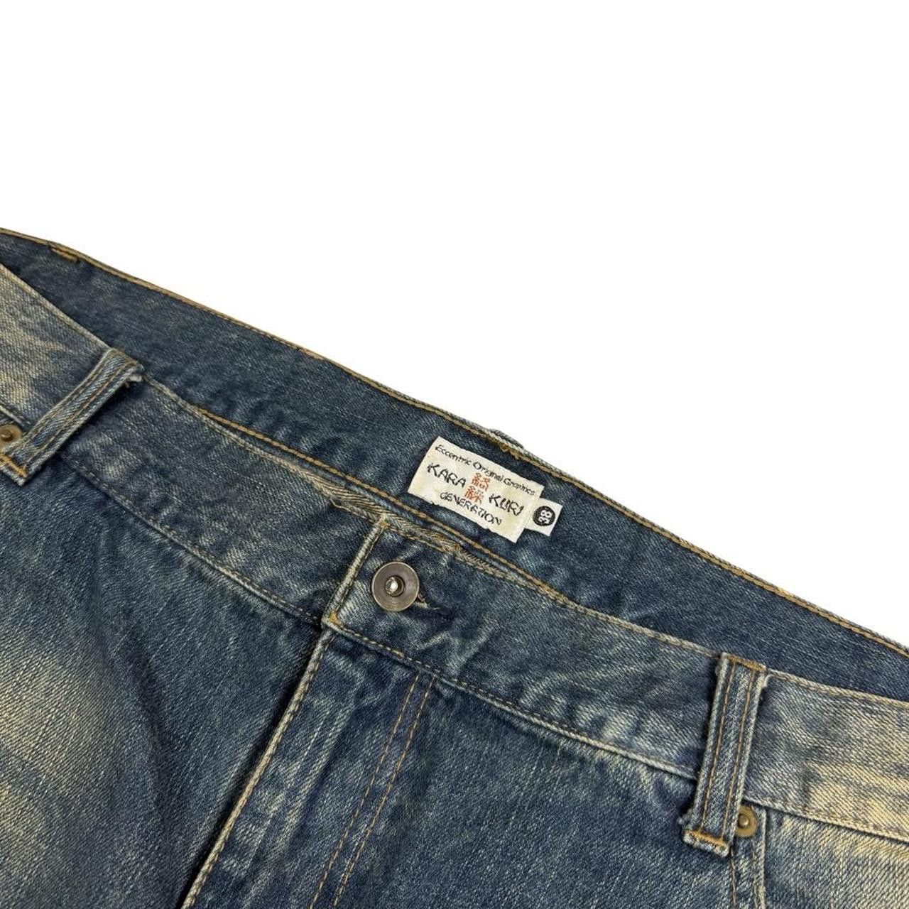 Karakuri Tamashii Karakuri Tamashii Embroidered Oni Japanese Jeans - Waist 38 Size US 38 / EU 54 - 6 Thumbnail