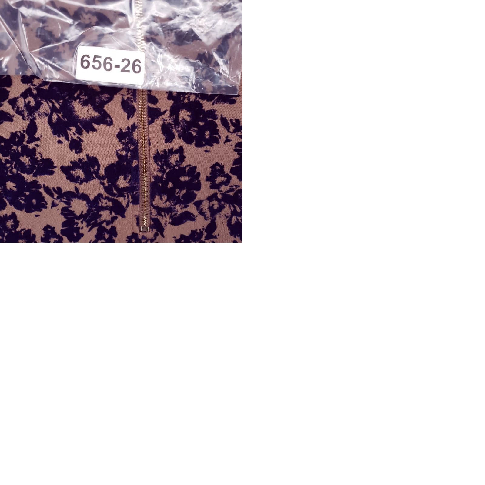 Vintage Windsor Dress Womens XS Brown Floral Crew Neck Long Sleeves Mini Short Length Size XS / US 0-2 / IT 36-38 - 9 Thumbnail