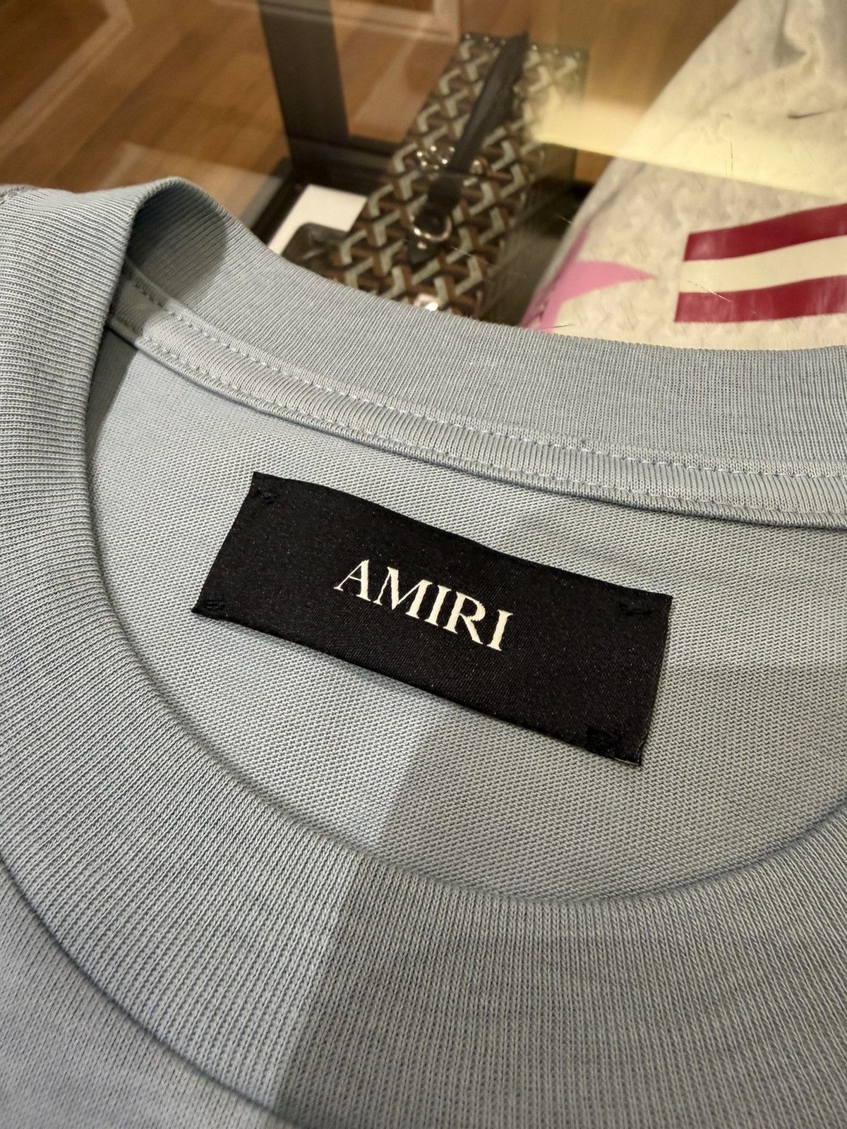 Amiri Amiri Embroidered MA Tee - Faded Blue Size US S / EU 44-46 / 1 - 4 Thumbnail