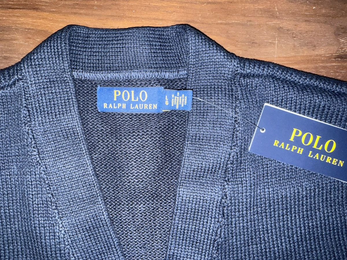 Polo Ralph Lauren POLO RALPH LAUREN Nautical-Inspired Cardigan Navy Sweater Size US L / EU 52-54 / 3 - 6 Thumbnail