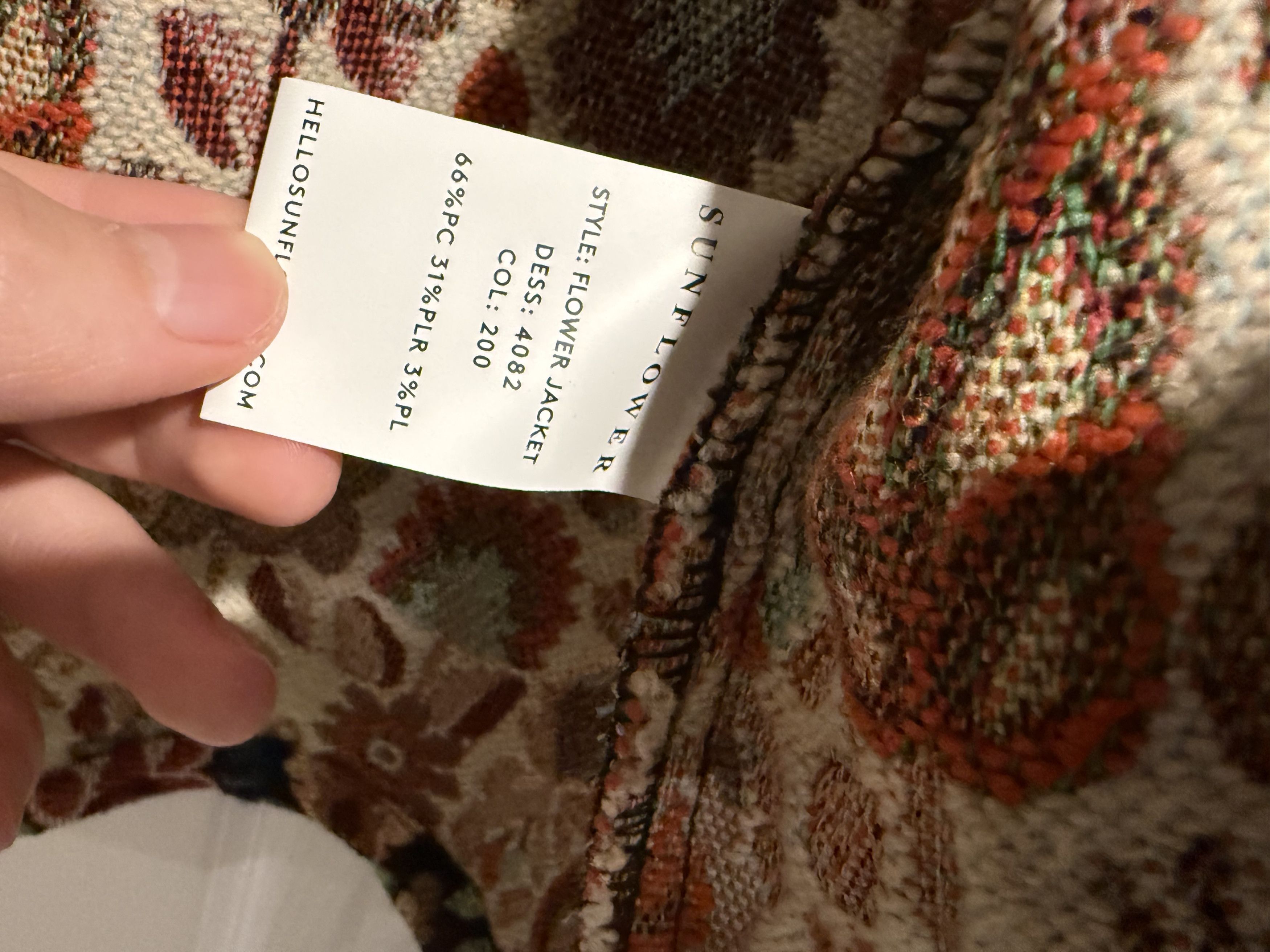 Sunflower Sunflower Jacquard Flower Jacket Size US S / EU 44-46 / 1 - 6 Thumbnail