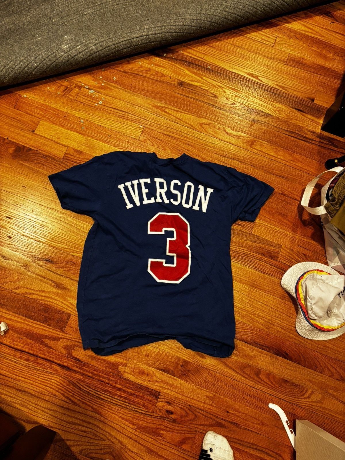 Mitchell & Ness × NBA × Nike Allen Iverson Shirt- Mitchell and Ness Classic Collection Size US L / EU 52-54 / 3 - 2 Thumbnail